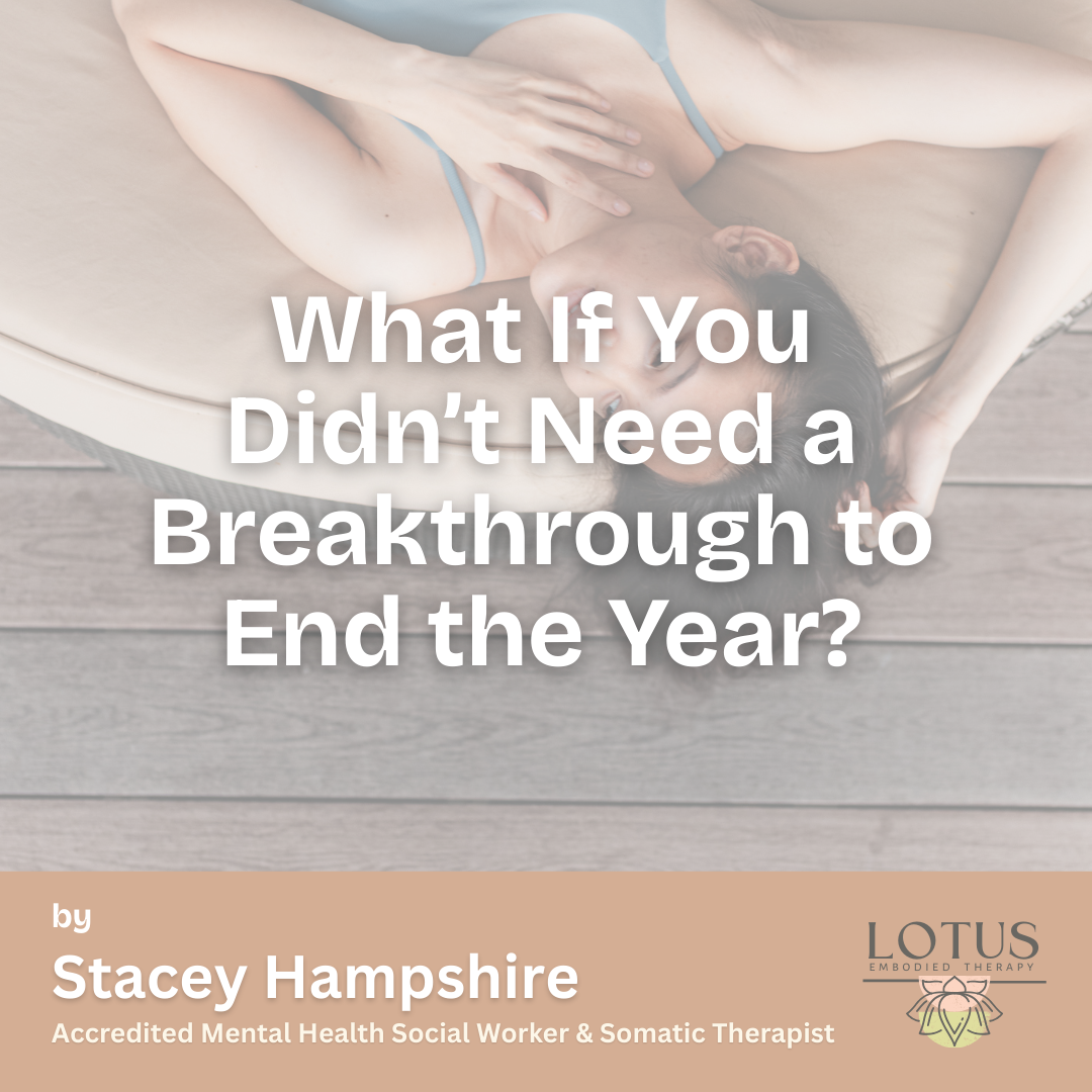 What If You Didn’t Need a Breakthrough to End the Year?