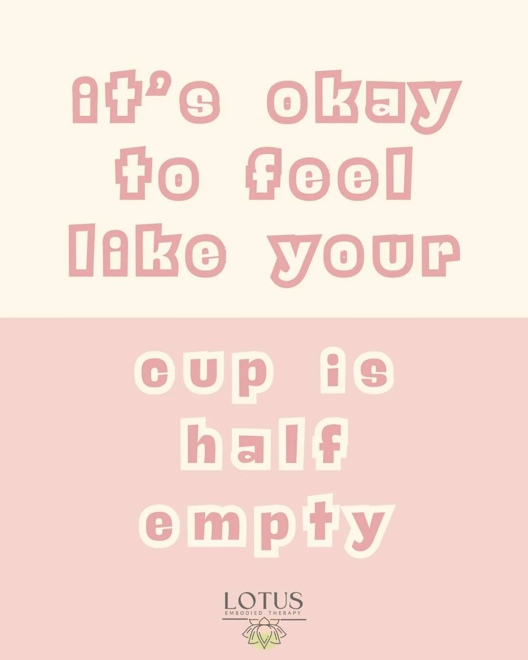 As we start off the new year, we hear a lot about feeling refreshed, motivated, rejuvenated. But if your cup feels half empty instead... that&rsquo;s okay too.
New beginnings don&rsquo;t always feel bright! Sometimes they feel tired, slow and frankly
