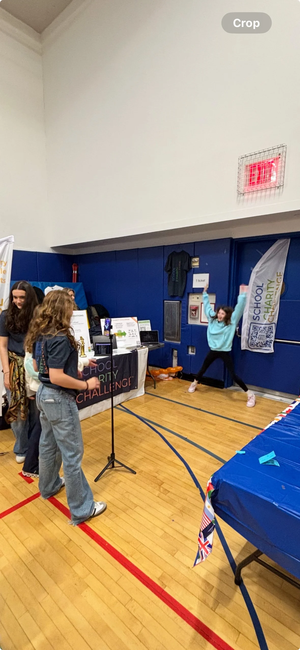 Students giving every thing they've got for a good cause