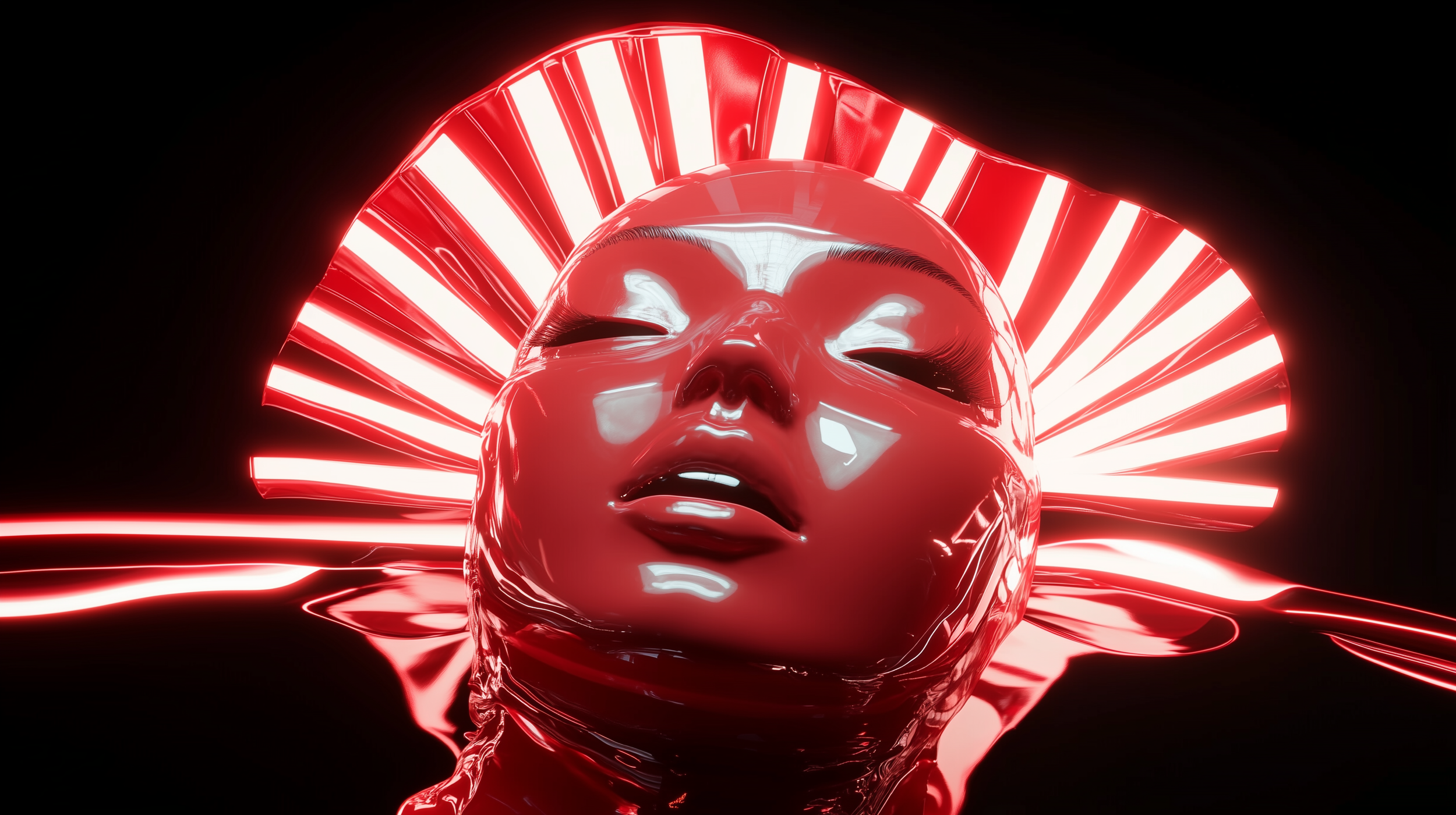 7ammai_3D_render_of_a_red_plastic_mask_with_an_Asian-inspired_h_9540efb8-fc29-428b-9402-43e6fc6a4e34.png