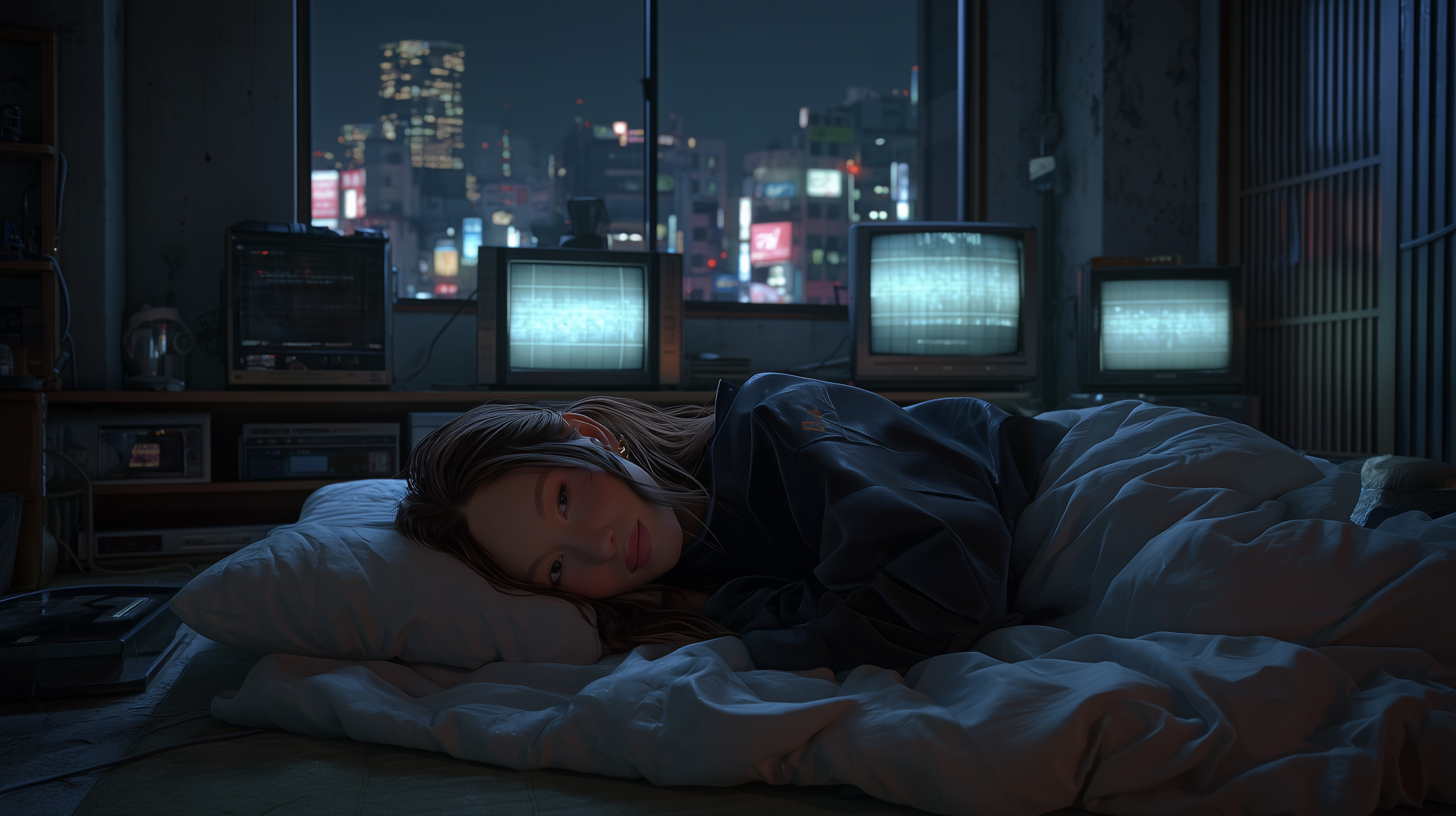 7ammai_an_ultra-realistic_image_of_Mai_lying_on_a_futon_on_the__63825df5-f66b-4118-86d1-18c07d112ee4.png