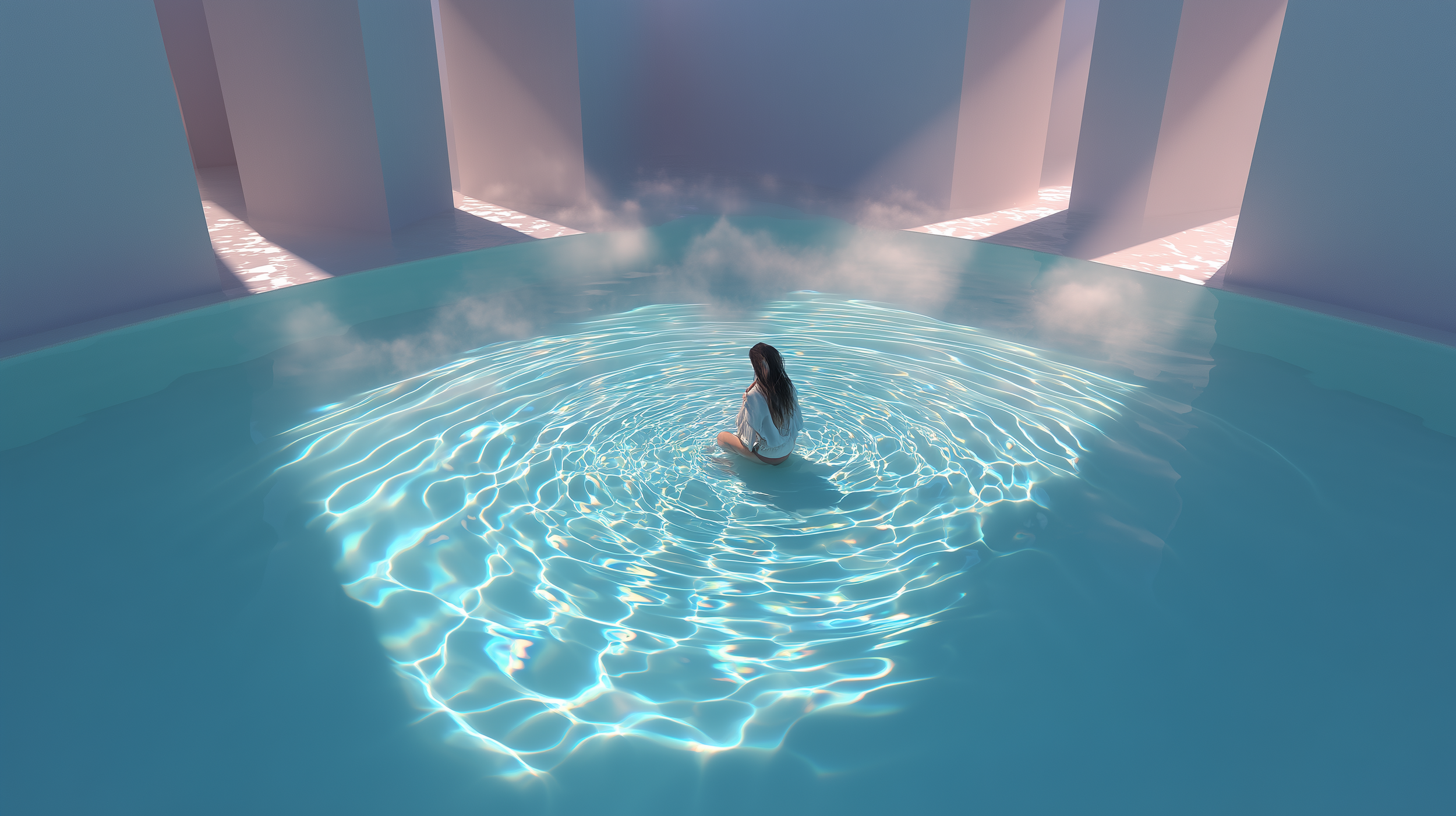 7ammai_Inspired_by_Japanese_minimalism._A_glowing_pool_of_water_9b260a9b-e096-4bcf-b79d-aa4d26f8f796.png