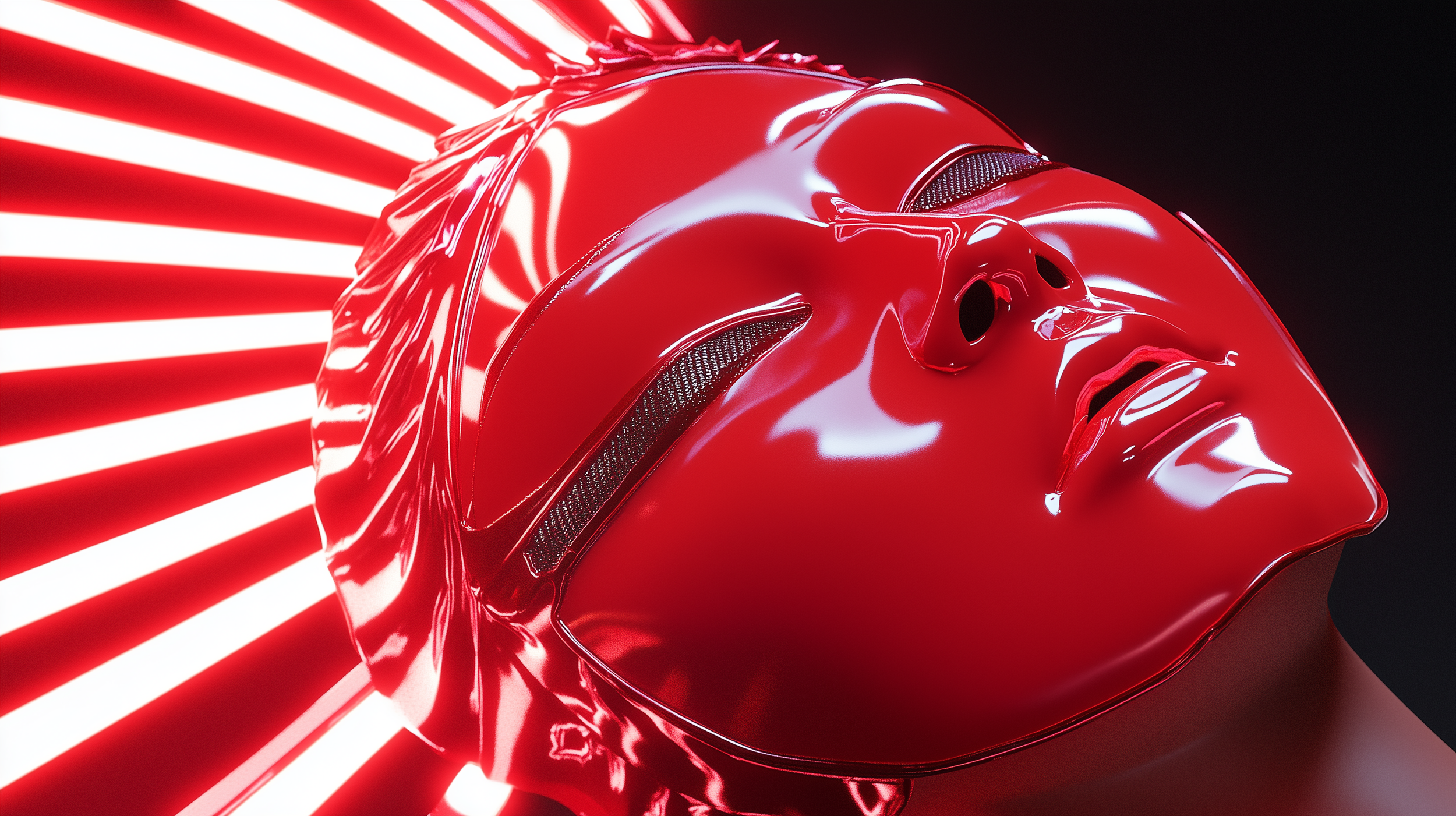 7ammai_red_intense_red_3D_render_of_a_red_plastic_mask_with_an__5fad8df6-2fd3-49fa-944f-3018dc32be8f.png