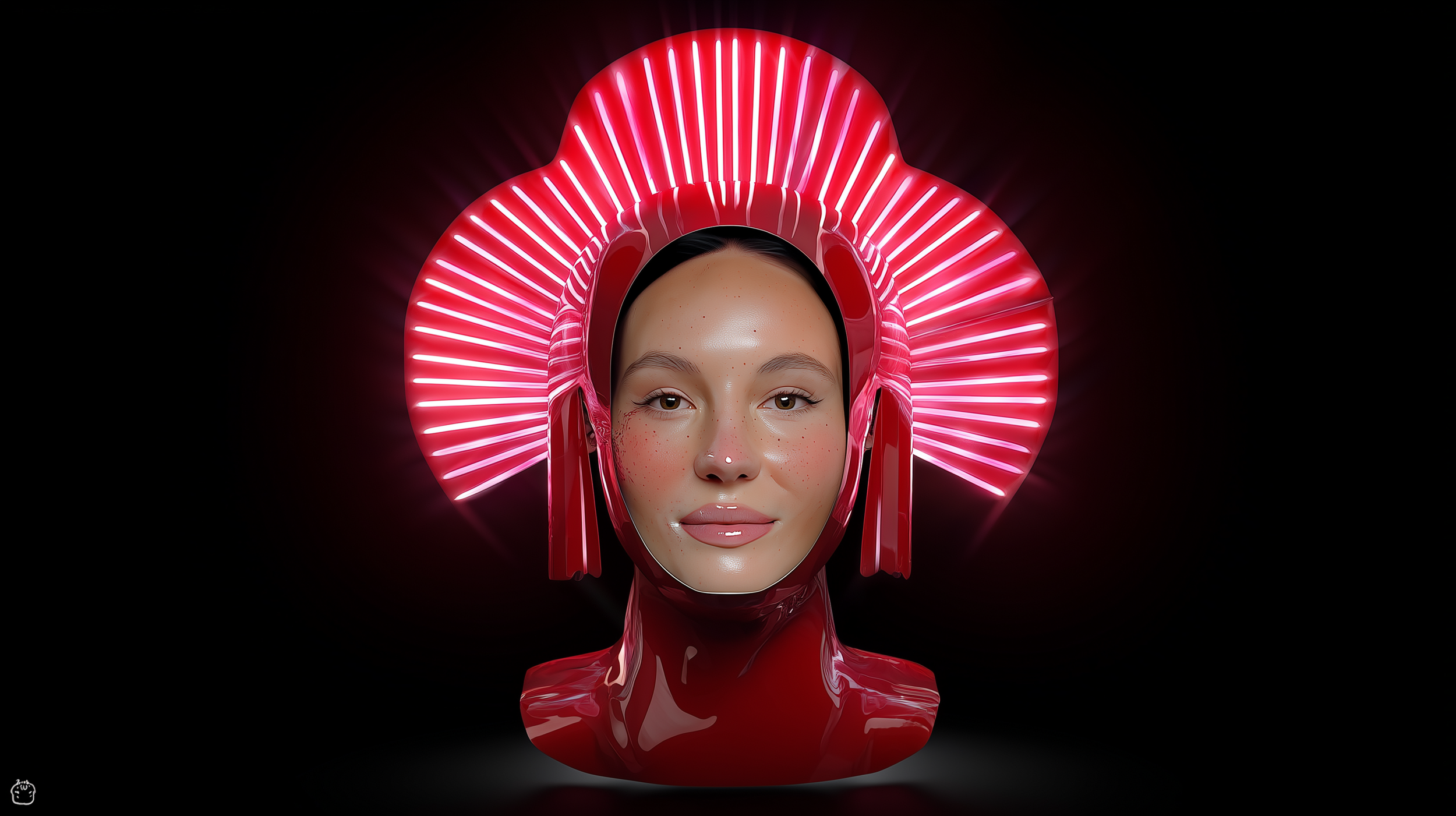7ammai_3D_render_of_a_red_plastic_mask_with_an_Asian-inspired_h_a54c052d-9fd4-49b6-9c03-c559365f0853.png