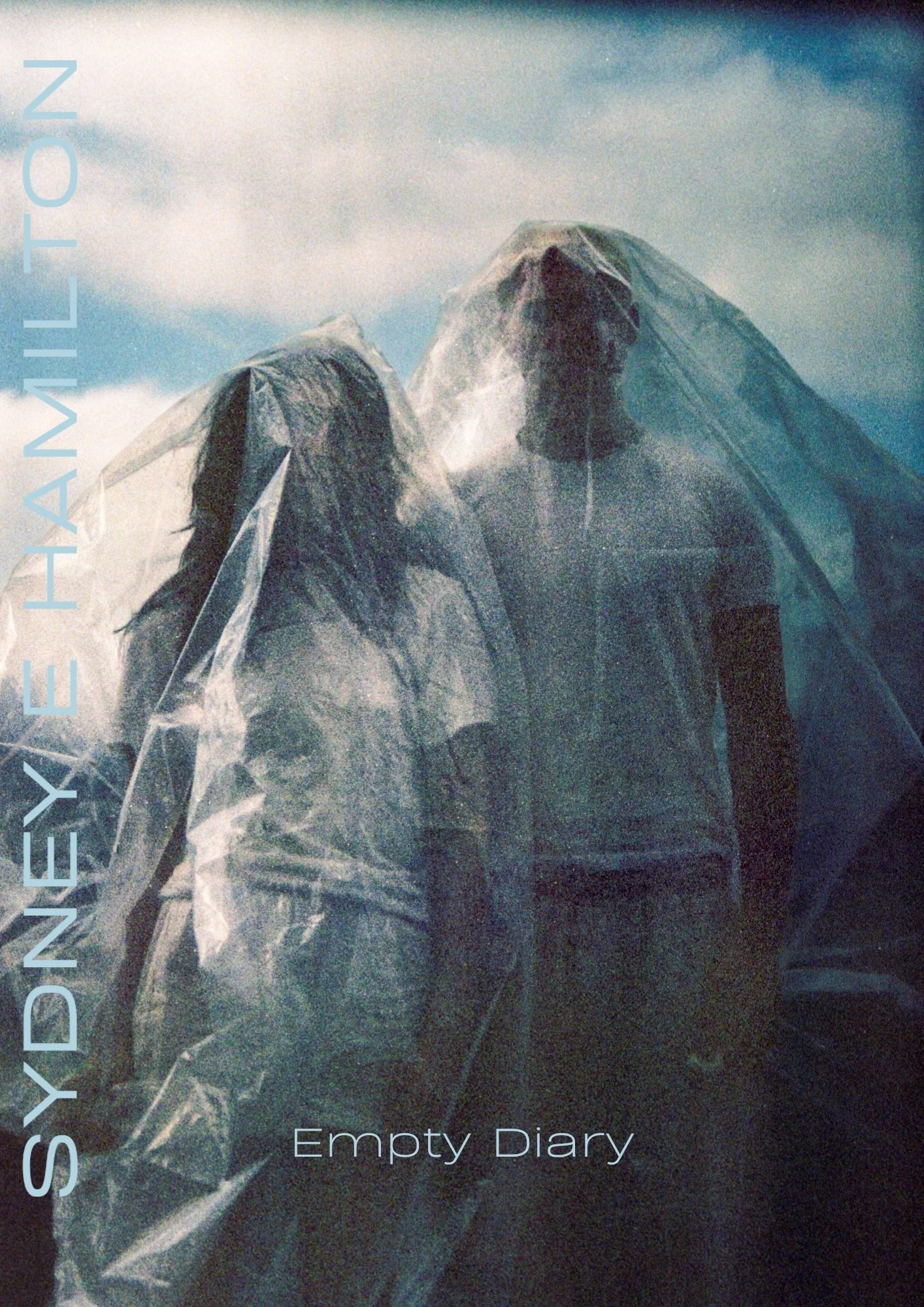 A mountain scene with snow-capped peaks, clouds and mist, and text overlay that reads 'Empty Diary' and 'My Silent Mountain' on the left side.