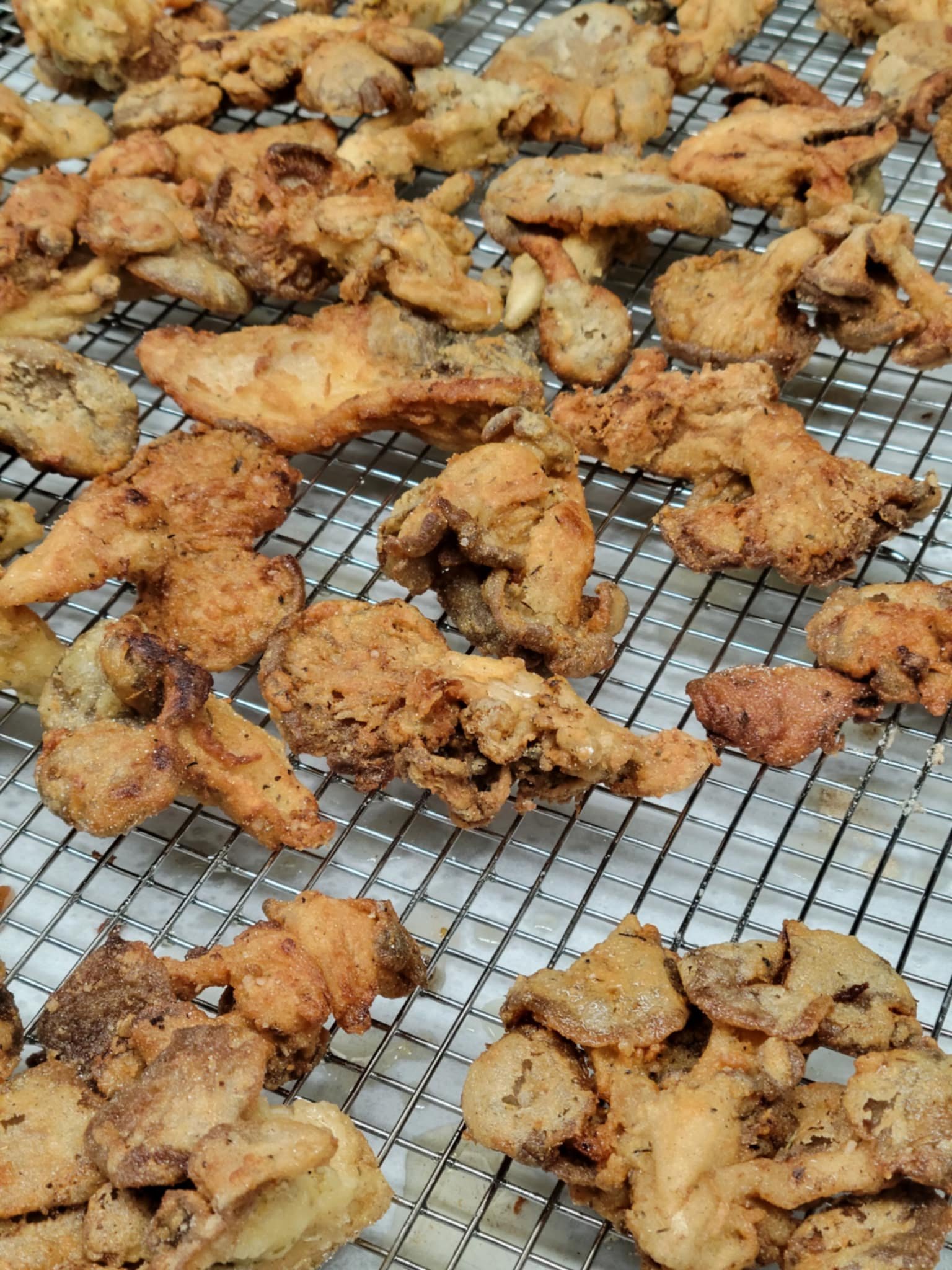 Fried Oyster Mushrooms
