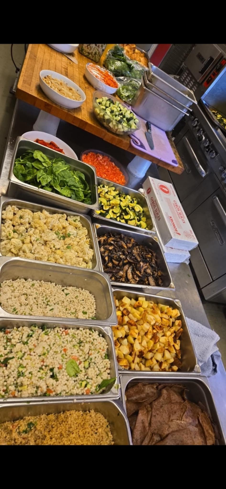 Build your own gyro bar