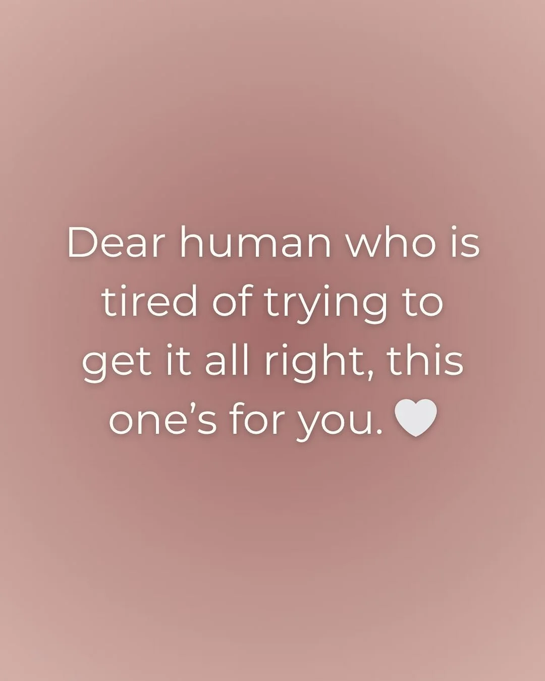 I wrote something for the recovering perfectionists, the caretakers, the ones who carry too much.

It&rsquo;s a letter from my heart to yours, a reminder that being human is the whole point.

💌 Get the full letter in your inbox through the link in b