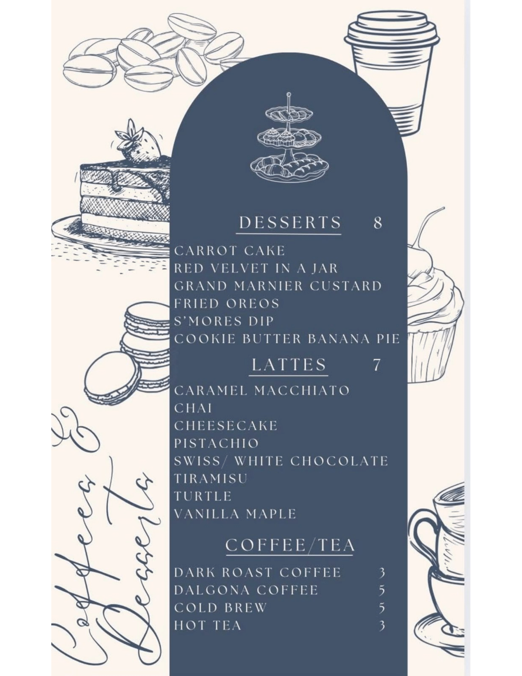 Menu — The Coterie Restaurant
