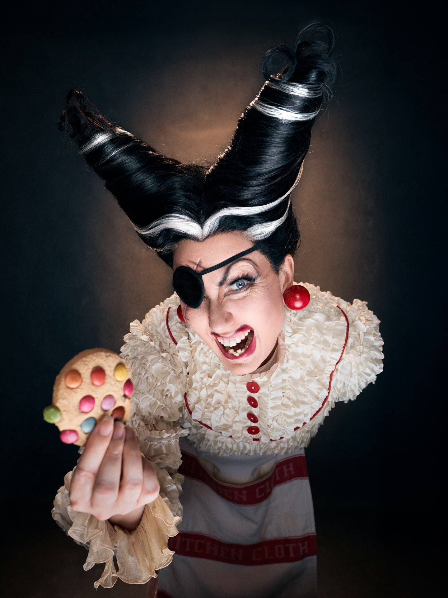 The brilliant @jane_ede_ as The Witch from Hansel and Gretel for @operaaustralia. We shot in a rehearsal room at @sydneyoperahouse and improvised some ideas, including with a cookie from the green room, and leaning on a shiny piano. Jane brought all 