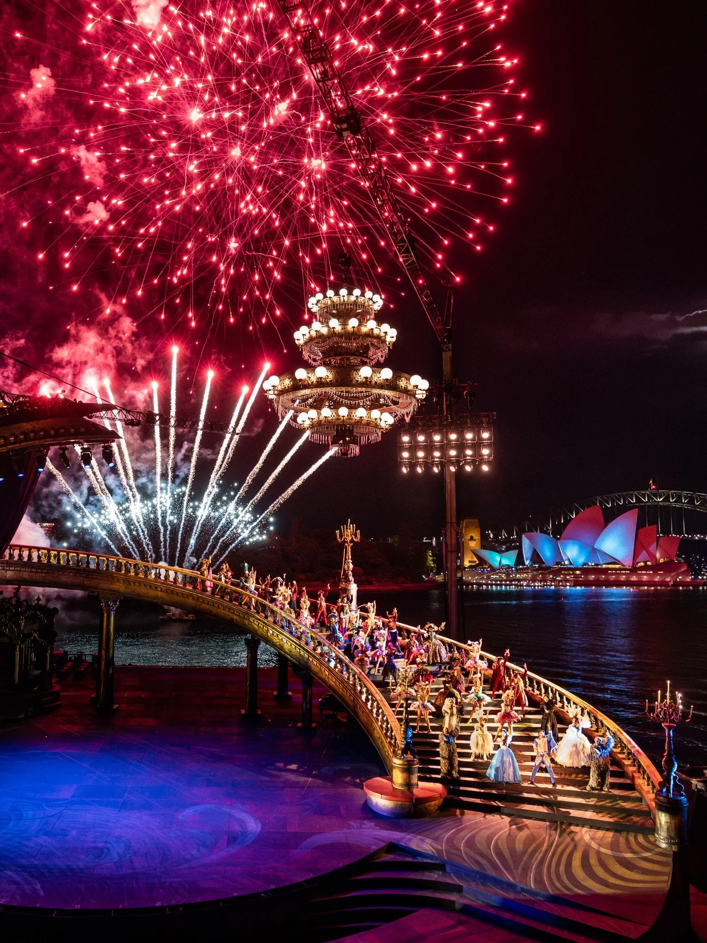 Production photography of The Phantom of the Opera for Handa Opera on Sydney Harbour. An incredible location meets an epic production.  I had to use the full focal range on this one, from 15mm for the fireworks to 500mm for the closeups.