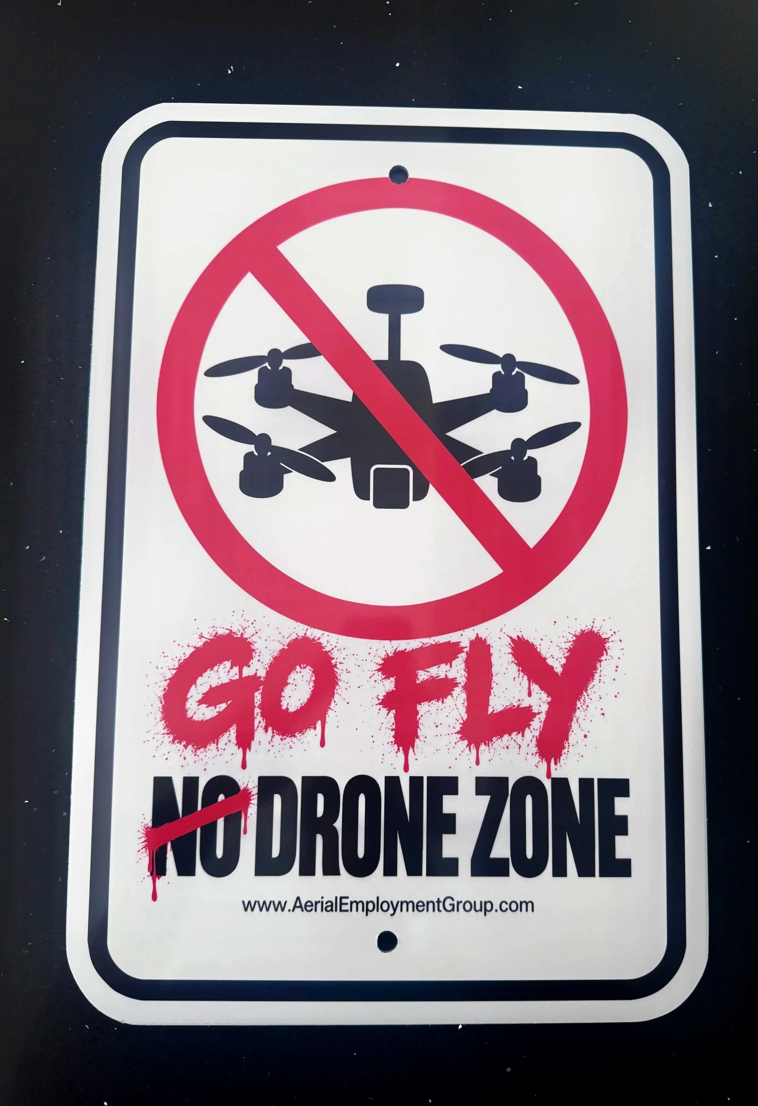NO DRONE ZONE - SIGN
