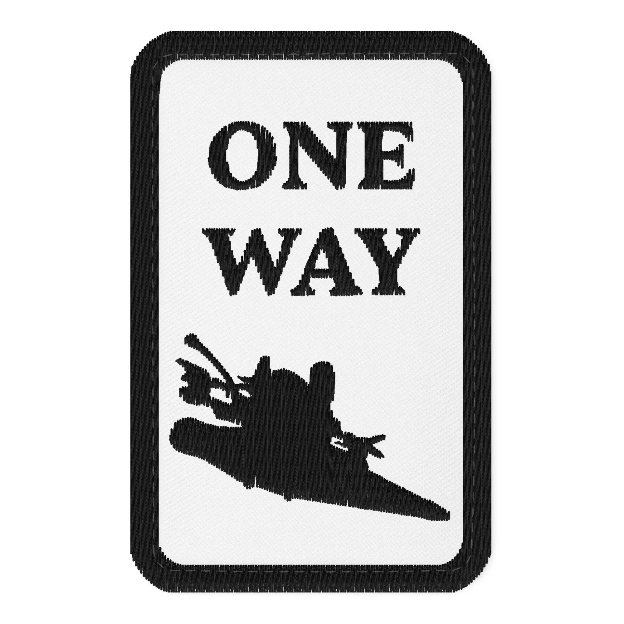PATCH - ONE WAY DRONE (Velcro)