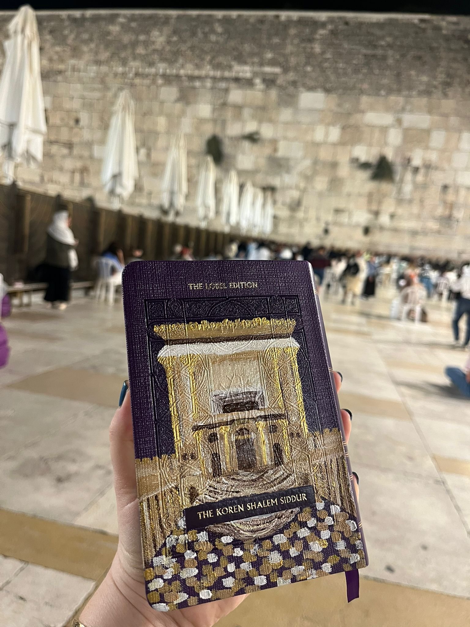 Custom Hand-Painted Siddurim and Sefarim