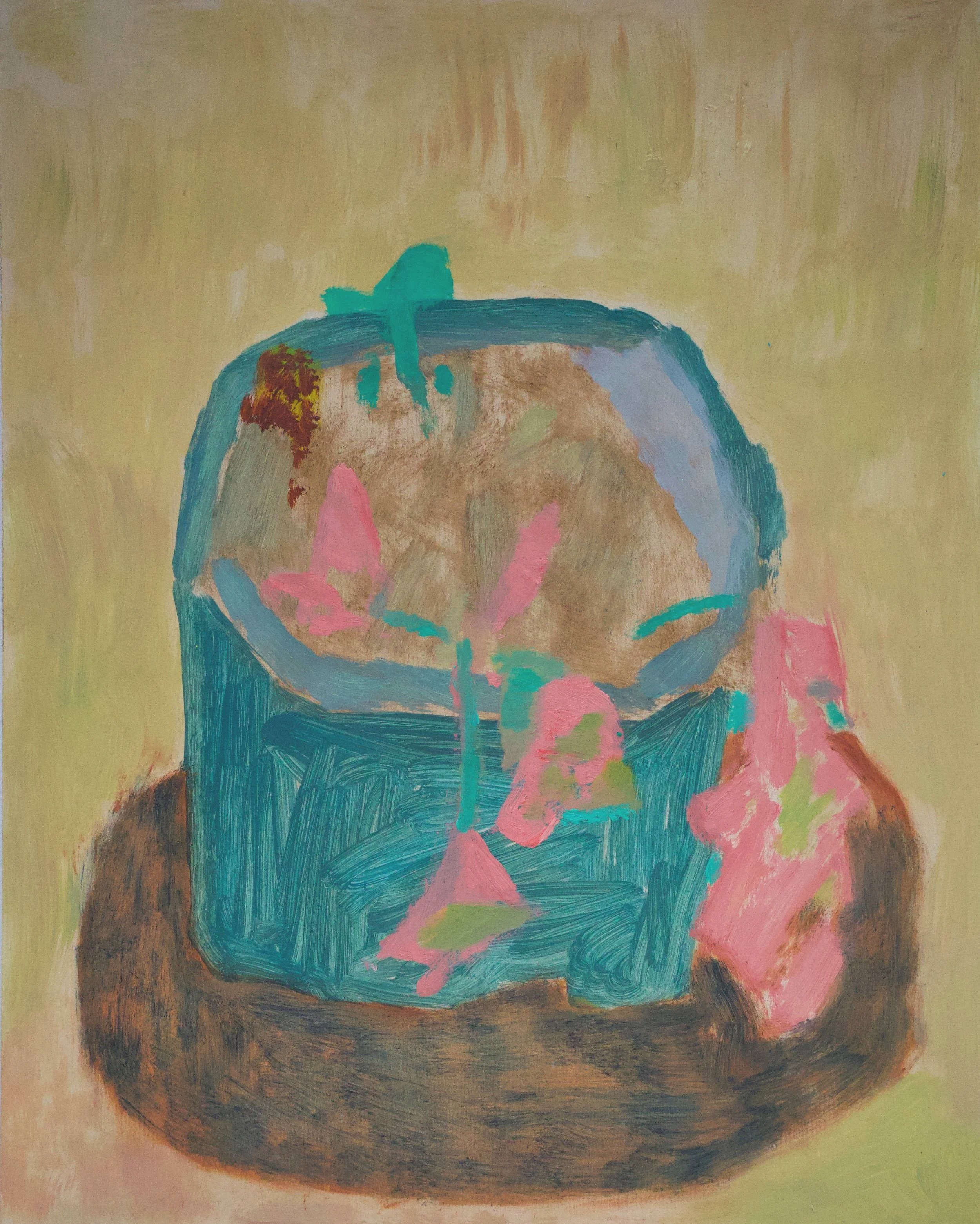 Ode, oil on gesso panel, 30 x 24cm