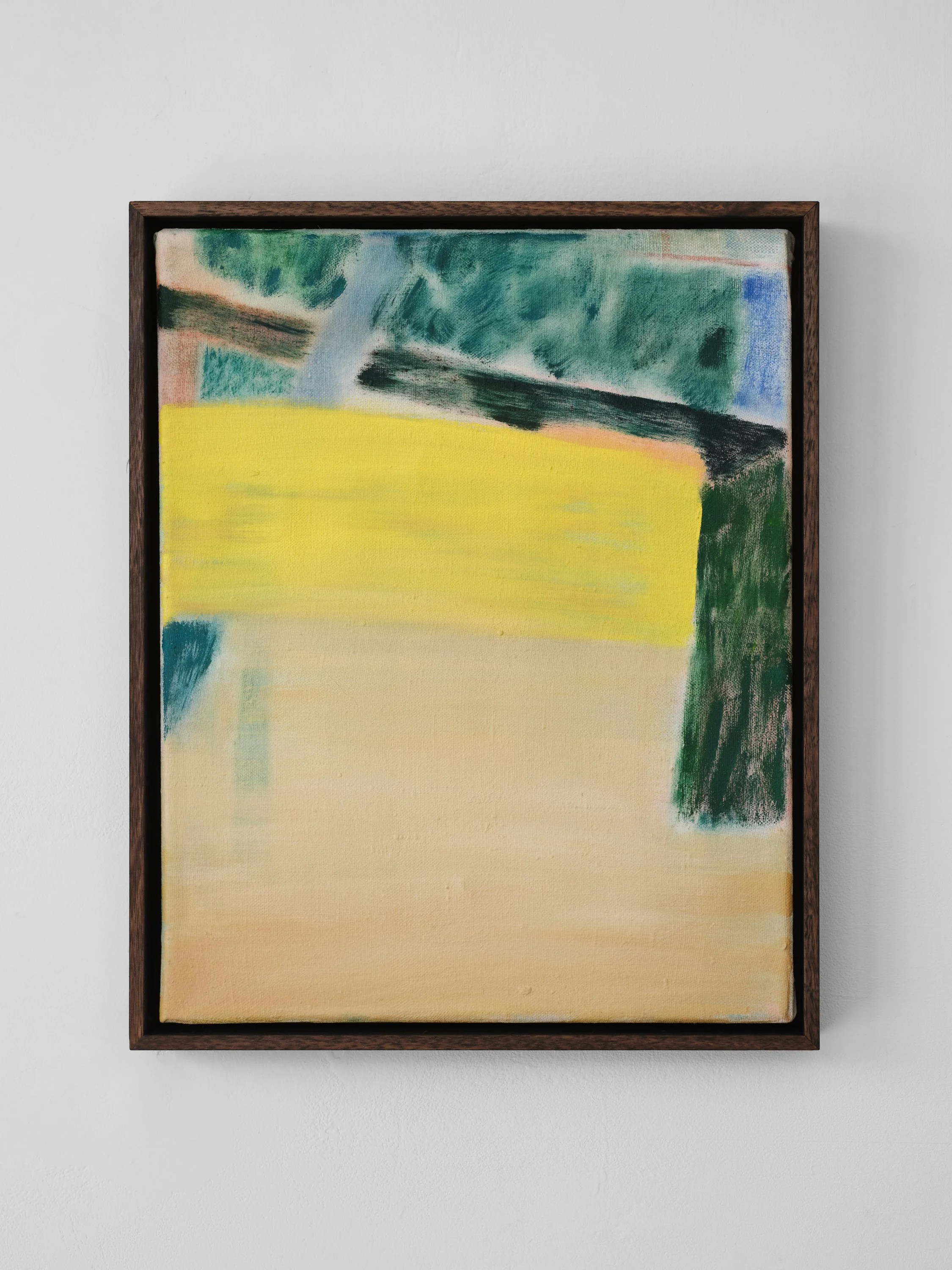 Bough, oil on re-purposed linen, 35x28cm