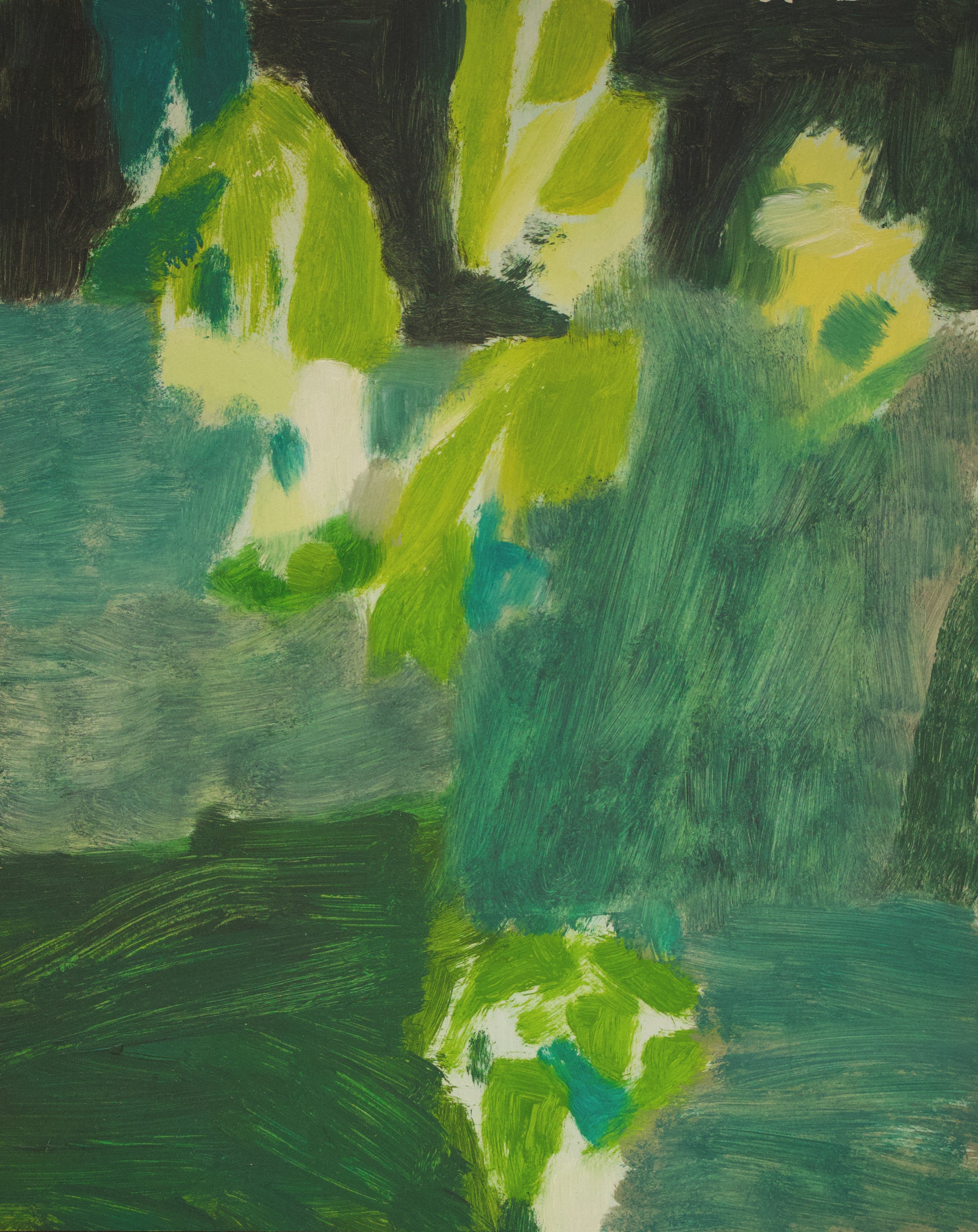 Verd, oil on gesso panel, 25 x 20cm (SOLD)