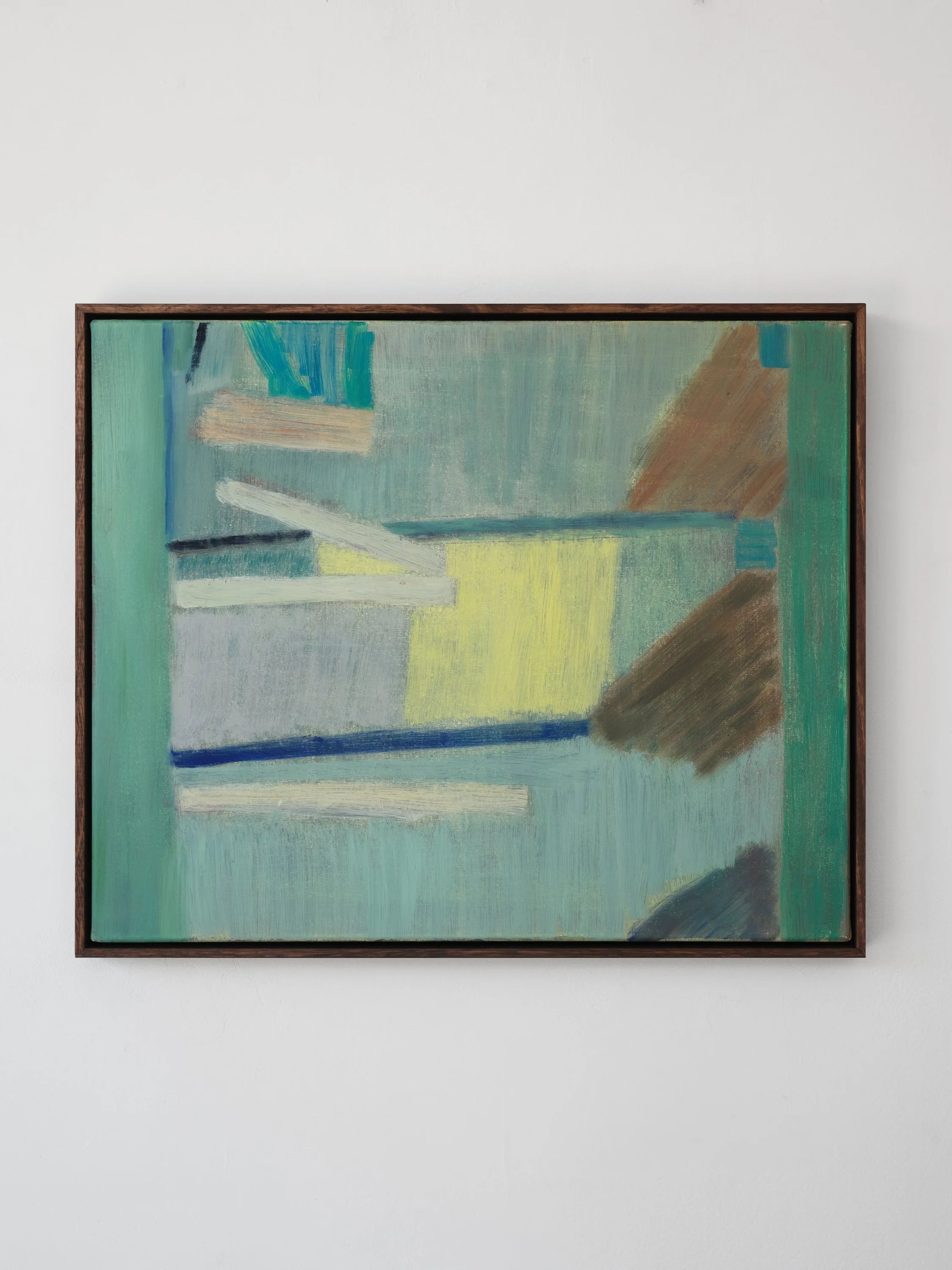 Light on the louvres, oil on linen, 45x55cm