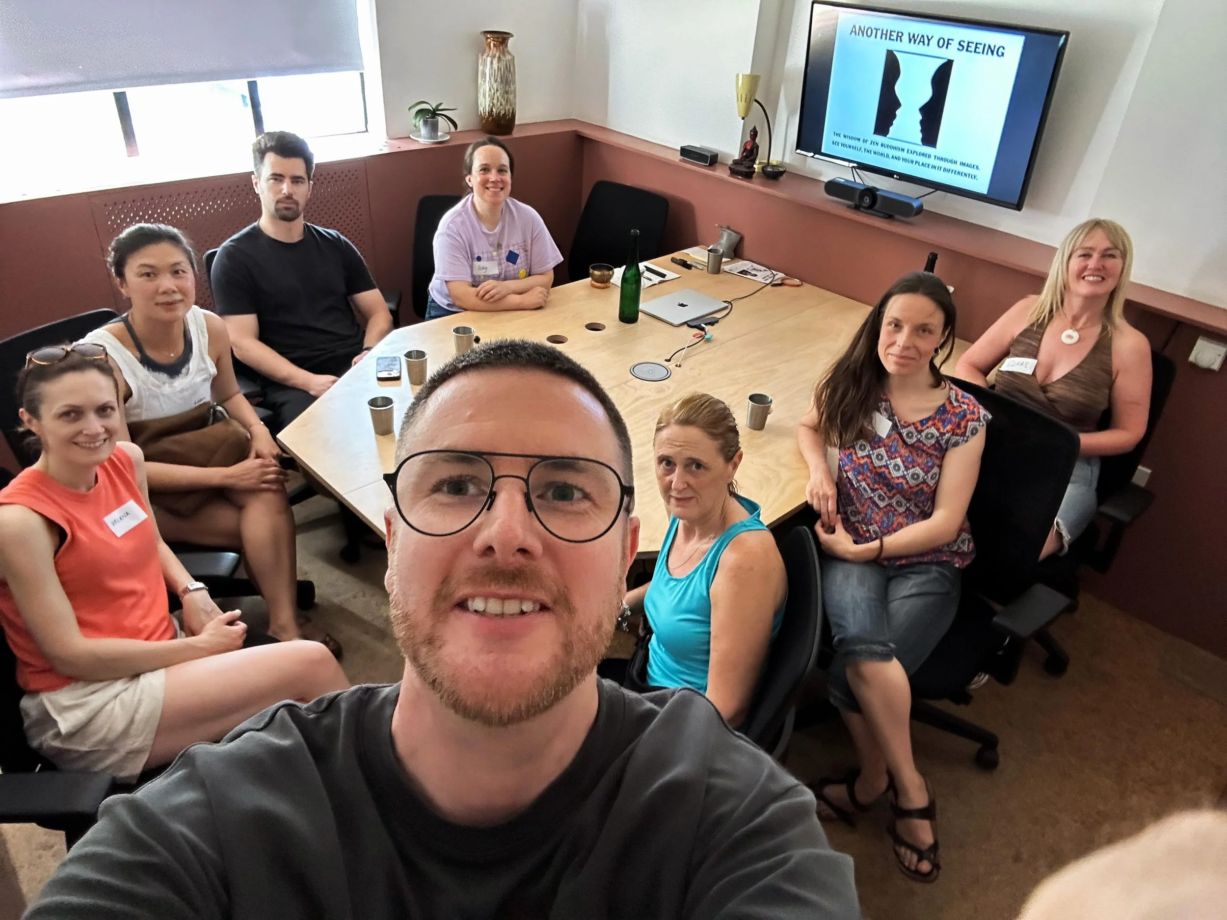 Just finished delivering a new bite-sized version of Another Way of Seeing, exploring how we see the world around us and our place within it.

There&rsquo;s something special about practising in a group. You really can&rsquo;t beat meditating togethe