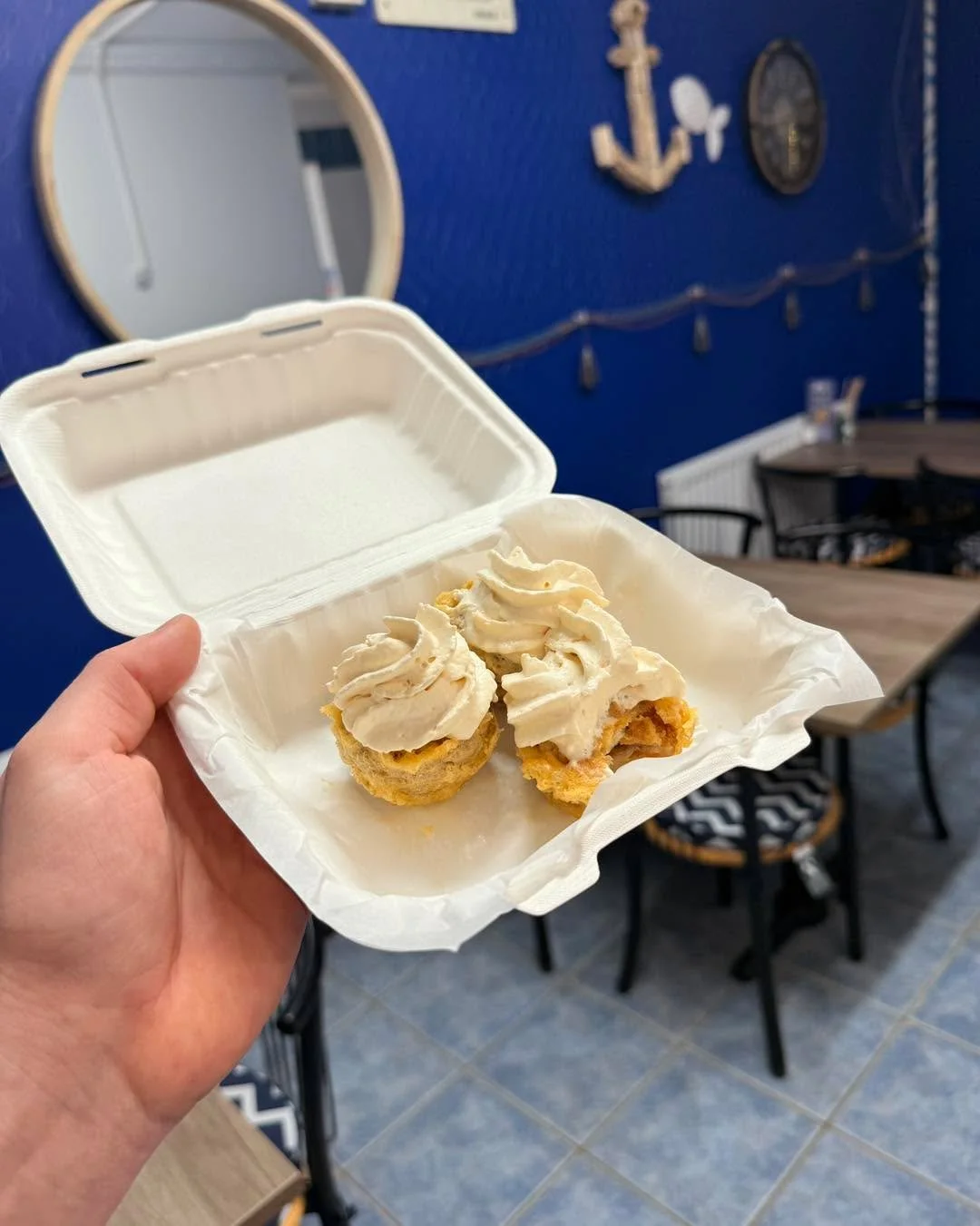 Have you tried our Battered Mince Pies with Baileys Whipped Cream yet!
Finally a Dessert suited to Fish and Chips and Christmas! 🎅 🎉 

Available from our takeaway, eat-in, or online until the end of the year! 🎄

#batteredmincepies #doningtonfishan