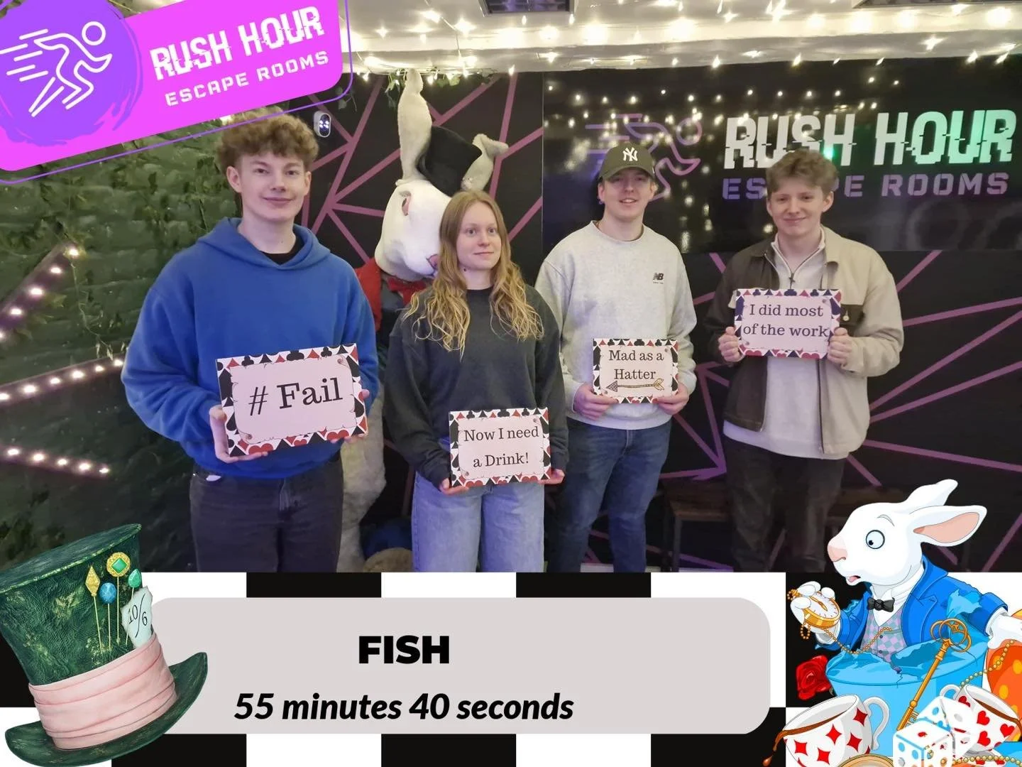 Escaped! 😀🤣

Recently our small team had a go at an escape room to help build our team strengths and communication! Luckily we managed to escape with a few minutes to spare! 💪👏

Thank you to all our staff and customers for continuing to support o