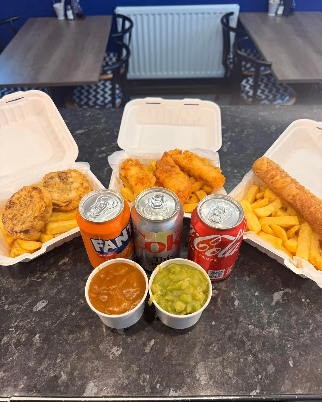 Don&rsquo;t forget we have Lunch Meal Deals available every Lunchtime Friday and Saturday😋

Get 3 Fish Bites, or 2 Fishcakes, or a Sausage with Small Chips and a Can of Drink for only &pound;5.95! 🎉

Open Friday and Saturday 11:30am-2pm.

Pre-Order