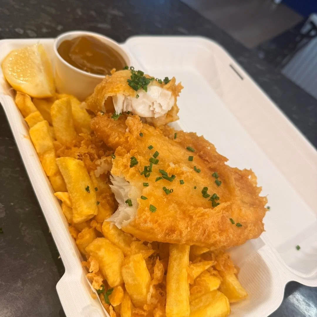 Enjoy the whole of this weekend! 💙

We are now open Friday, Saturday, and Sunday! 😍👇
Fri: 11:30am-2pm &amp; 4pm-9pm
Sat: 11:30am-2pm &amp; 4pm-9pm
Sun: 4pm-8pm

Come and enjoy some delicious fish and chips in our eat-in, or use our Online Ordering