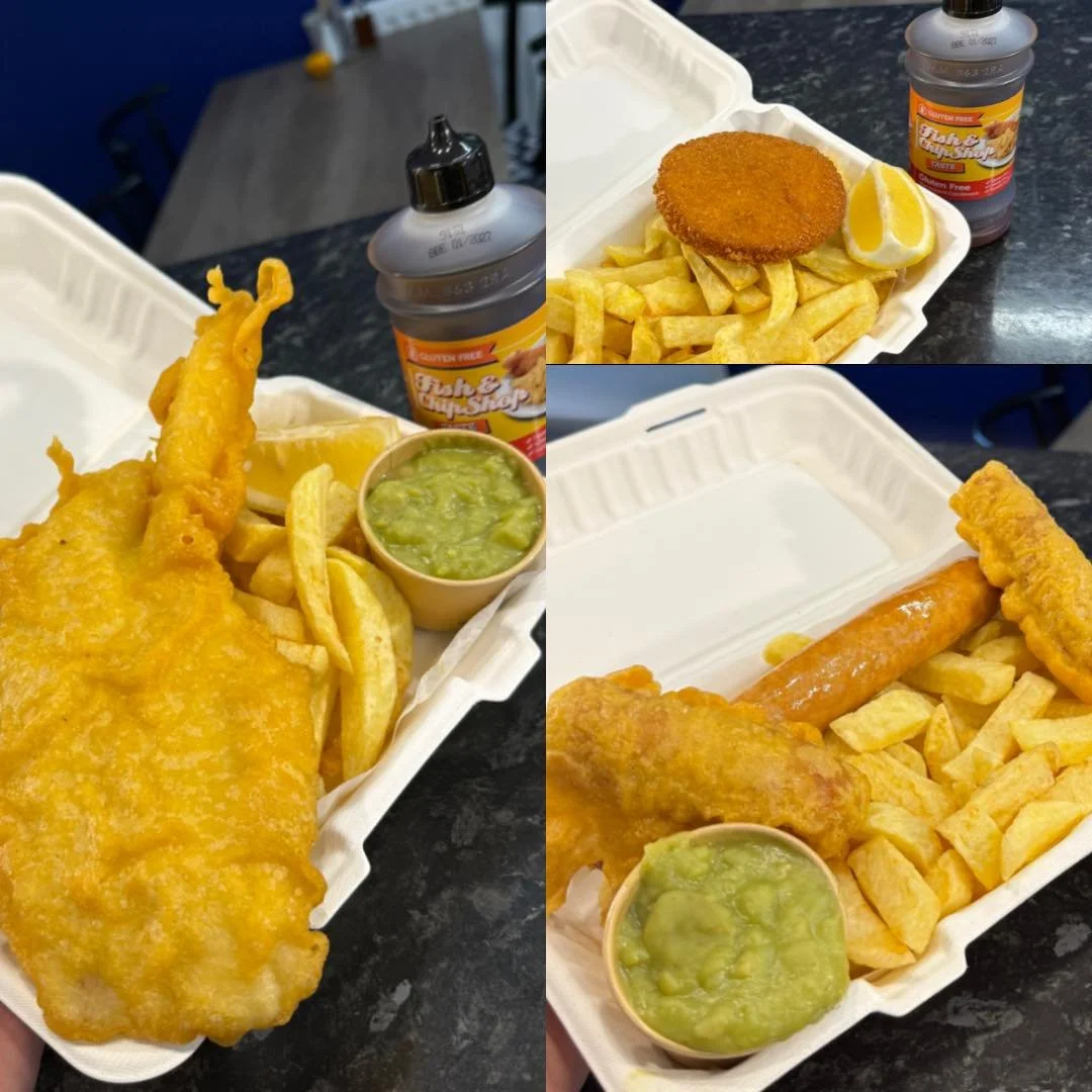 Gluten-Free Menu available Thu-Sun! 🌾❌

Our Gluten-Free range includes Fish and Chips, Sausages, all our Sauces, Onion Rings, Pineapple Fritters and more! 🐟🍟

Available Thu (4-8pm); Fri &amp; Sat (11:30am-2pm &amp; 4pm-8pm); and Sun (4-8pm) 🗓️

#