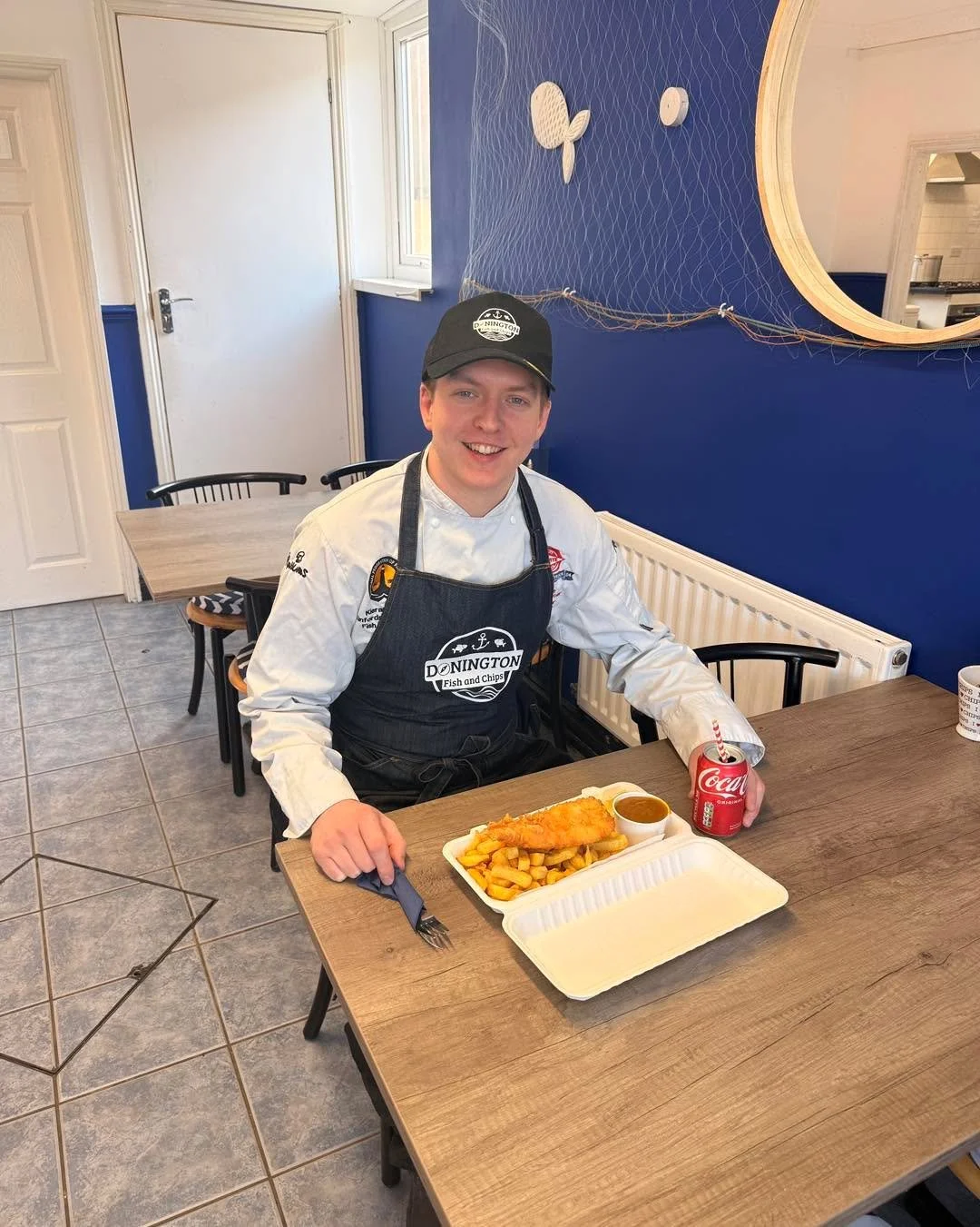 Eat In, Relax &amp; Enjoy! 🍽️

Why rush when you can sit back and enjoy your favourite fish &amp; chips in comfort? 🐟🍟

At Donington Fish and Chips, our eat-in menu is the SAME PRICE as takeaway - so you can enjoy fresh fish and chips, warm surrou