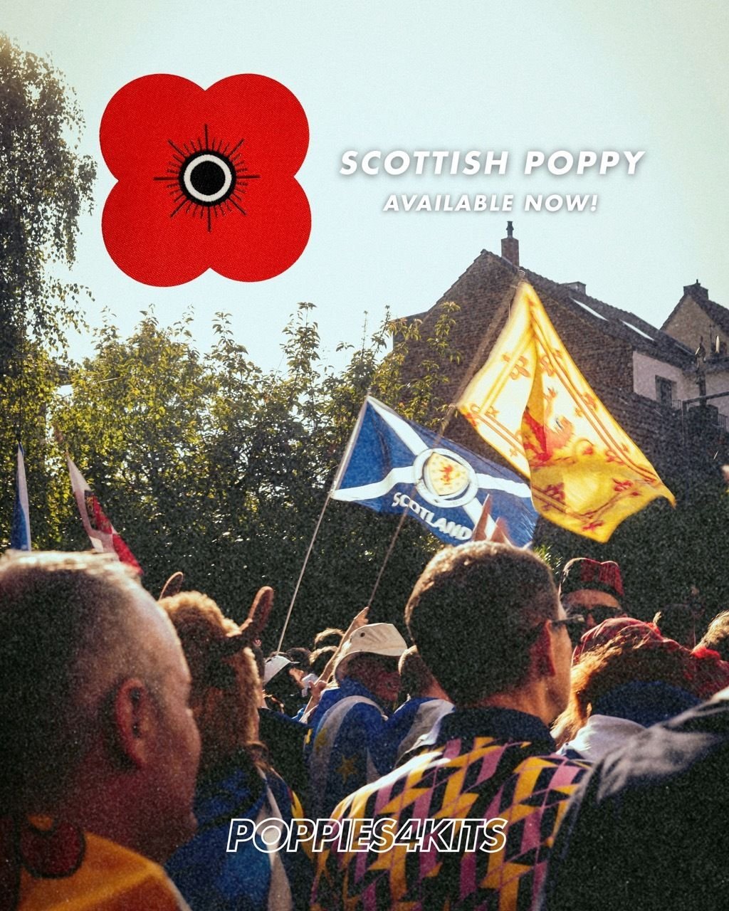 From grassroots football to the SPFL.

From youth teams to senior clubs.

The official Scottish Poppy is available now, making it easy for clubs across Scotland to mark Remembrance together. 

🏴󠁧󠁢󠁳󠁣󠁴󠁿 www.poppies4kits.co.uk