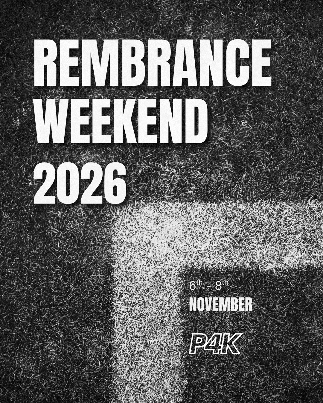 Remembrance Weekend 2026.

6th&ndash;8th November.

Football comes together to remember.

Wear your poppy. Show your support.