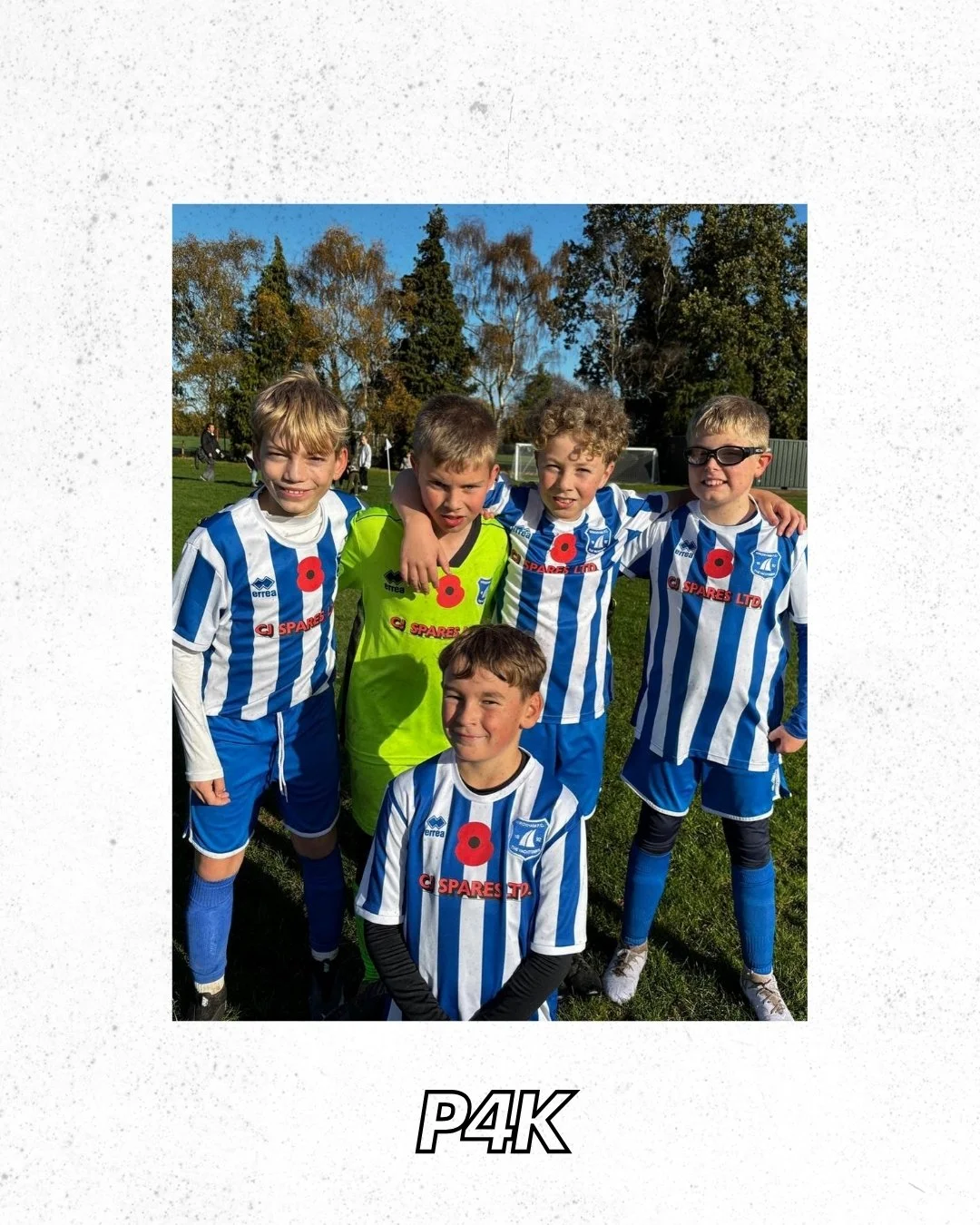 The next generation keeping Remembrance alive in football.

Seeing young players proudly wearing their poppies is exactly why grassroots football plays such an important part in Remembrance.

A brilliant photo and a reminder that the tradition is in 