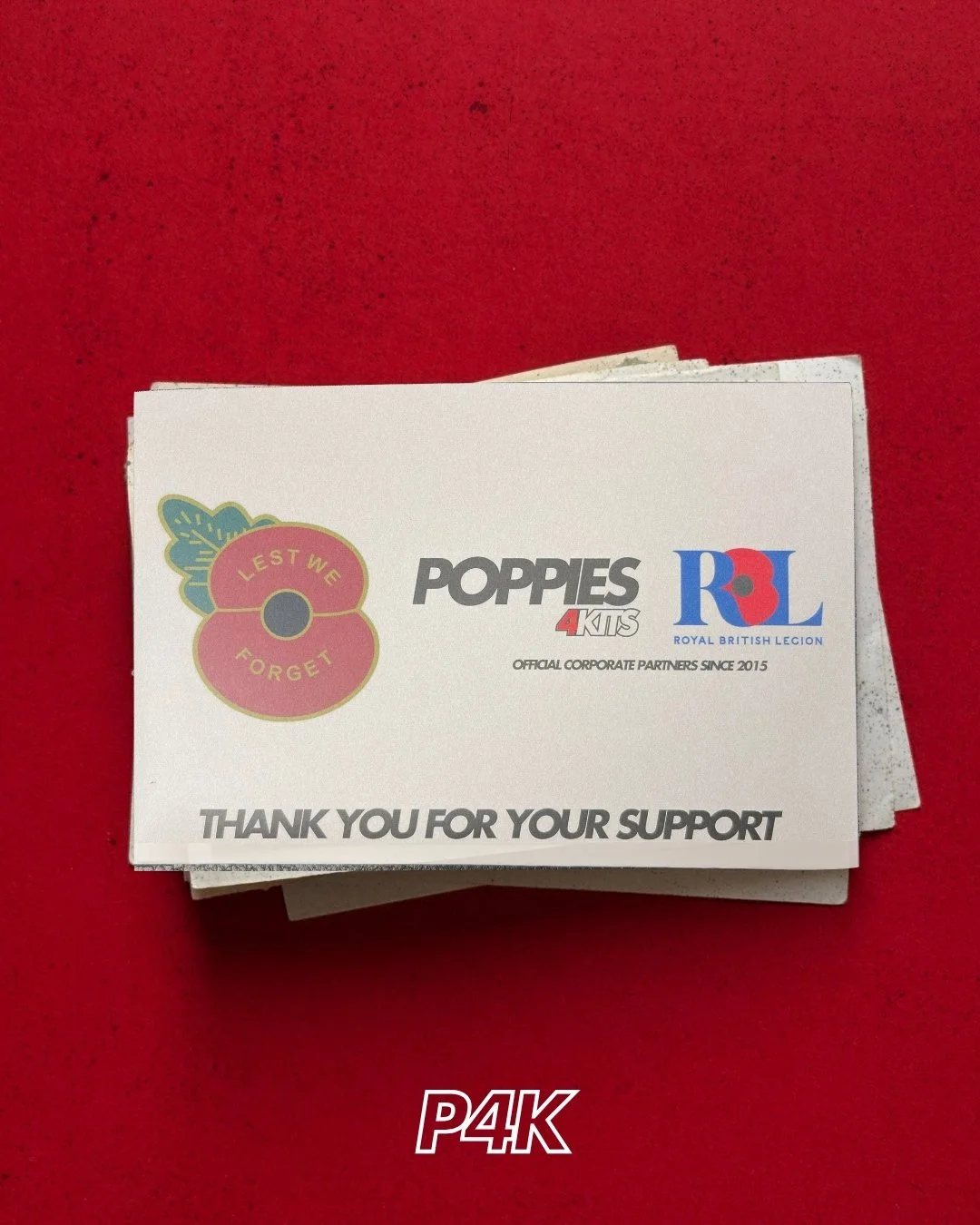Straight to the top of the post pile!

Poppies4Kits orders are heading out across the country as Remembrance Weekend gets closer.

A huge thank you to everyone who has ordered so far. Every poppy purchased helps us raise more for the Royal British Le