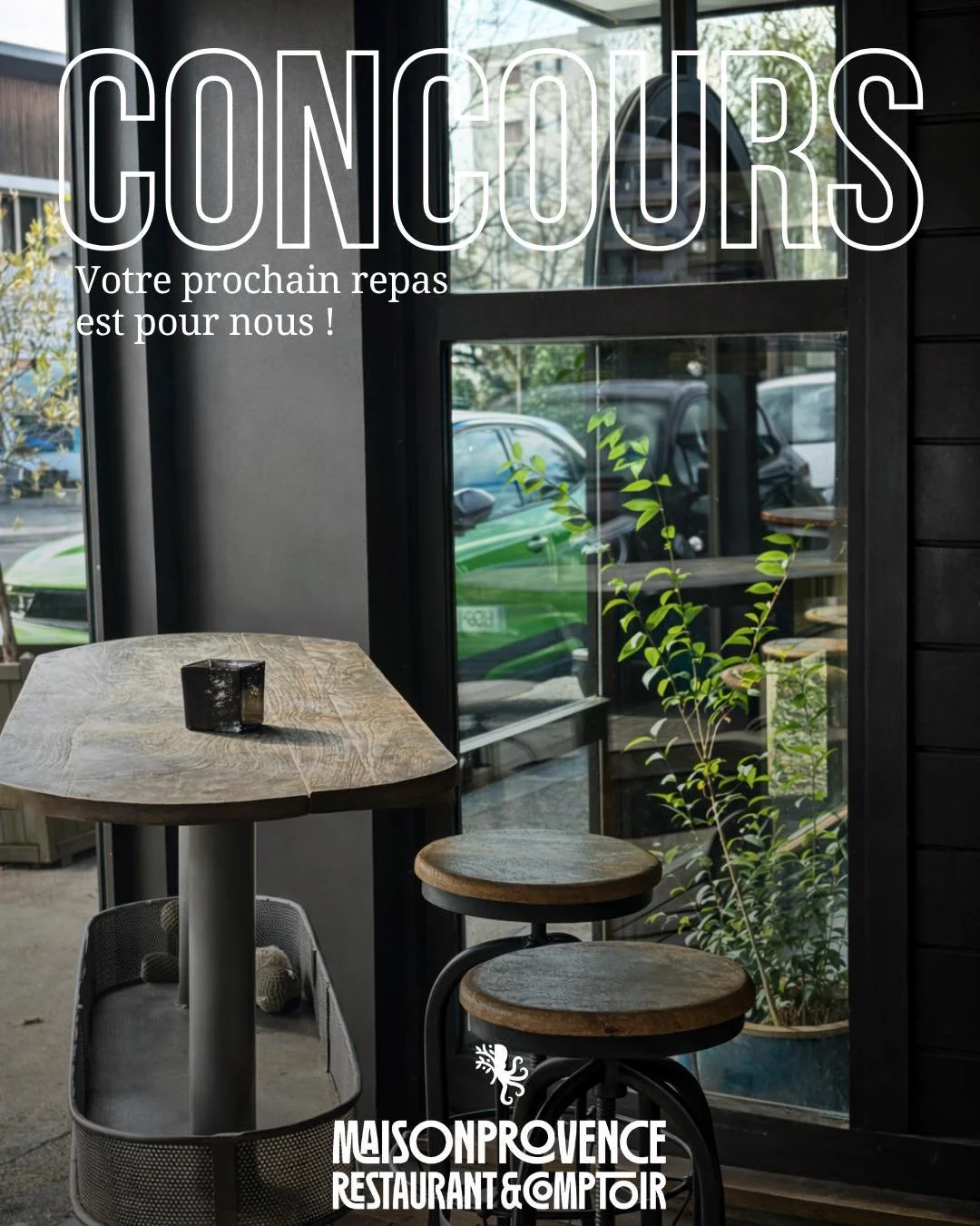 ✨ CONCOURS ✨
Tentez de remporter un repas pour 2 personnes chez Maison Provence ✨

Pour participer :
&ndash; Suivre le compte
&ndash; Liker ce post
&ndash; Inviter la personne avec qui vous aimeriez partager ce moment

R&eacute;sultat le 7 avril. Bon