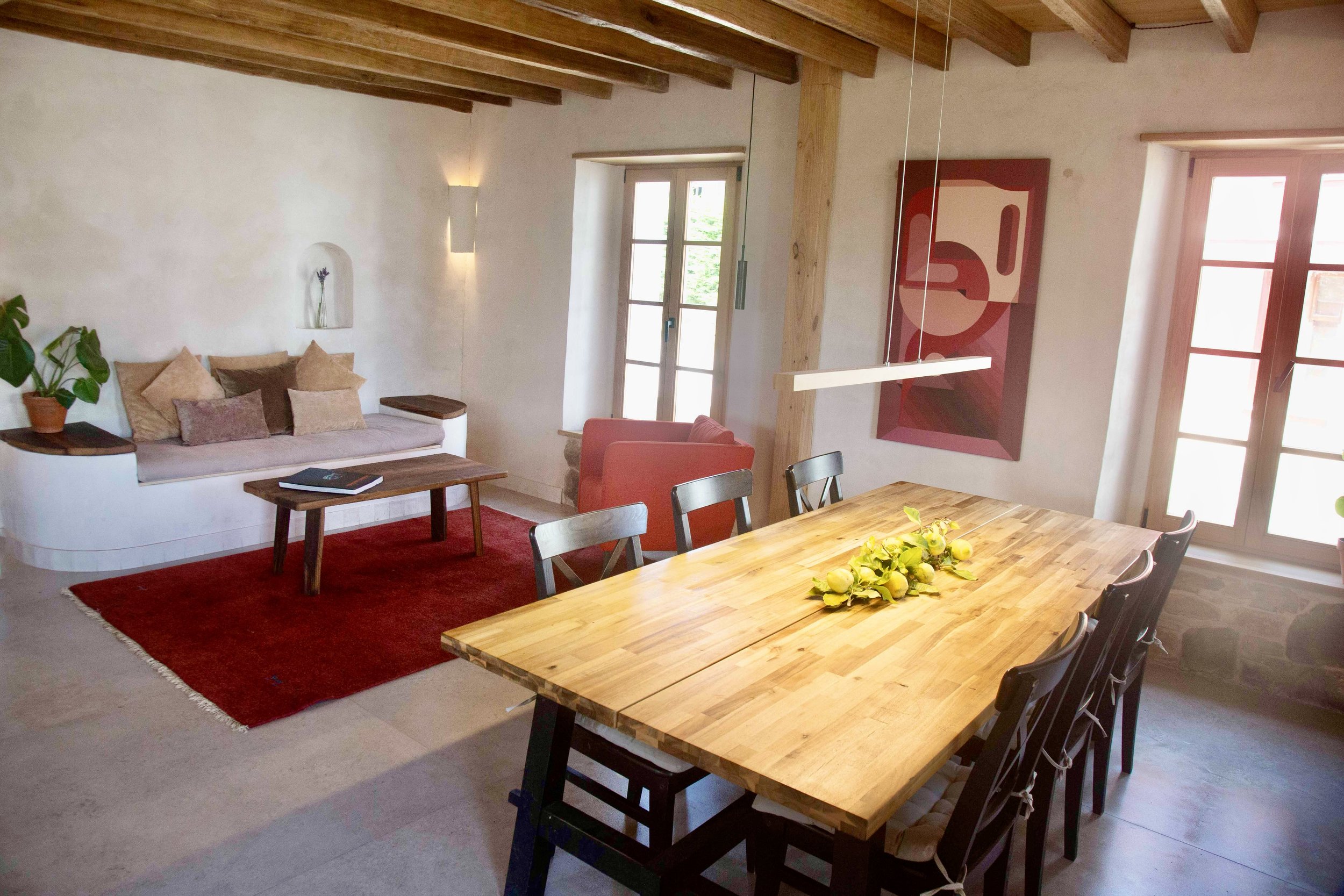 Dining Area Connected to Living Space