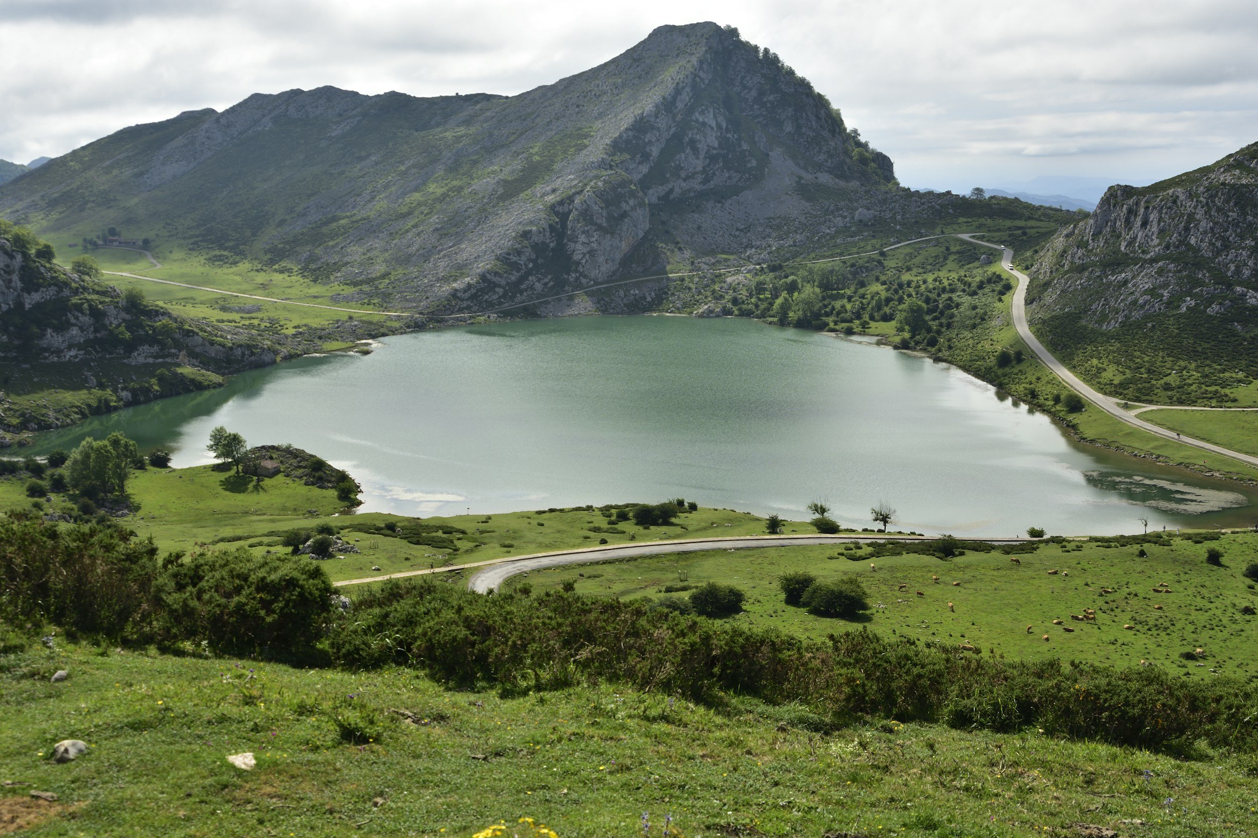 Views of the lakes of Covadonga