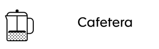 Se proporciona una cafetera francesa y un pequeño paquete de café para empezar.