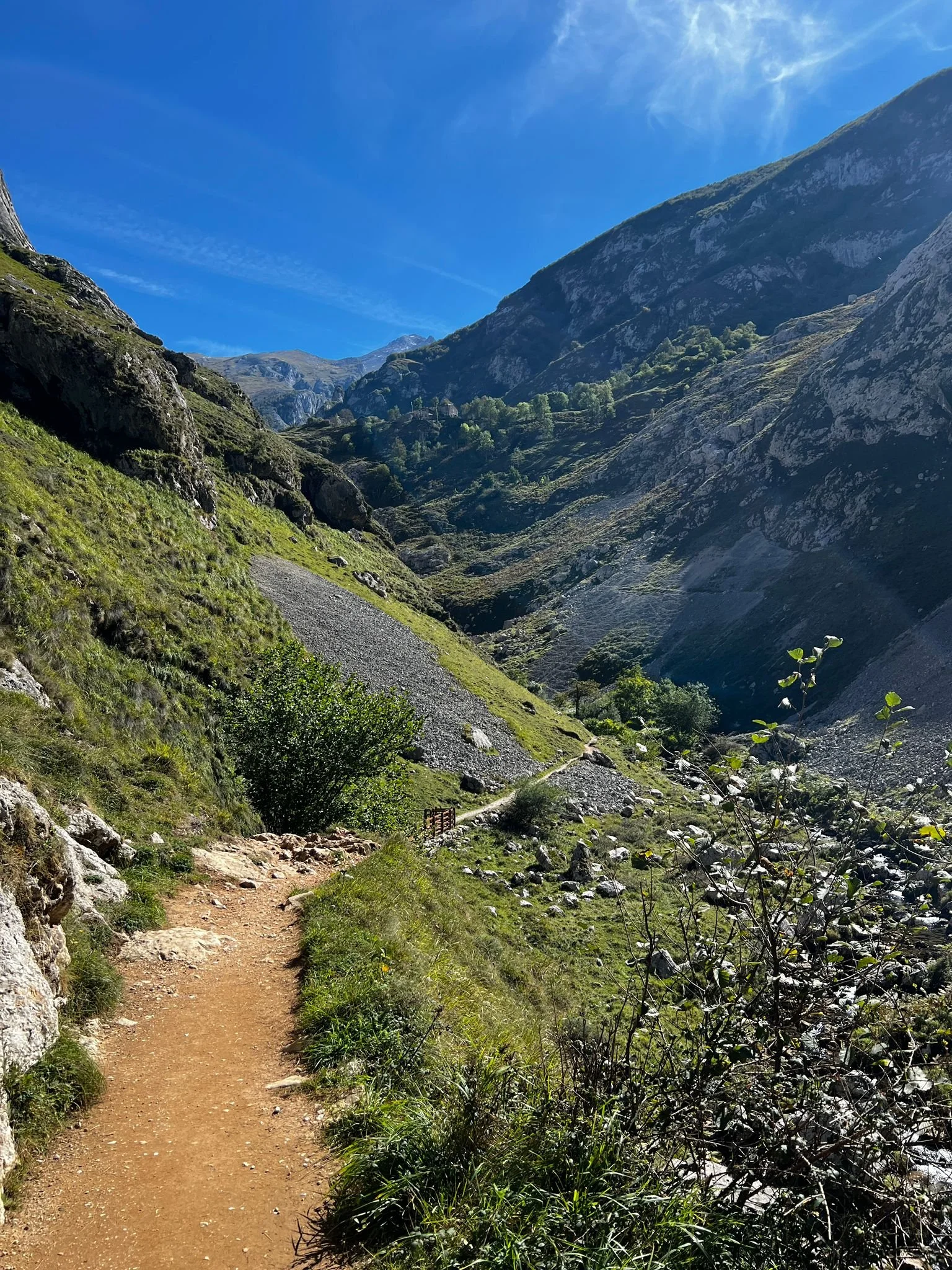 Hiking trail in the Picos de Asturias
