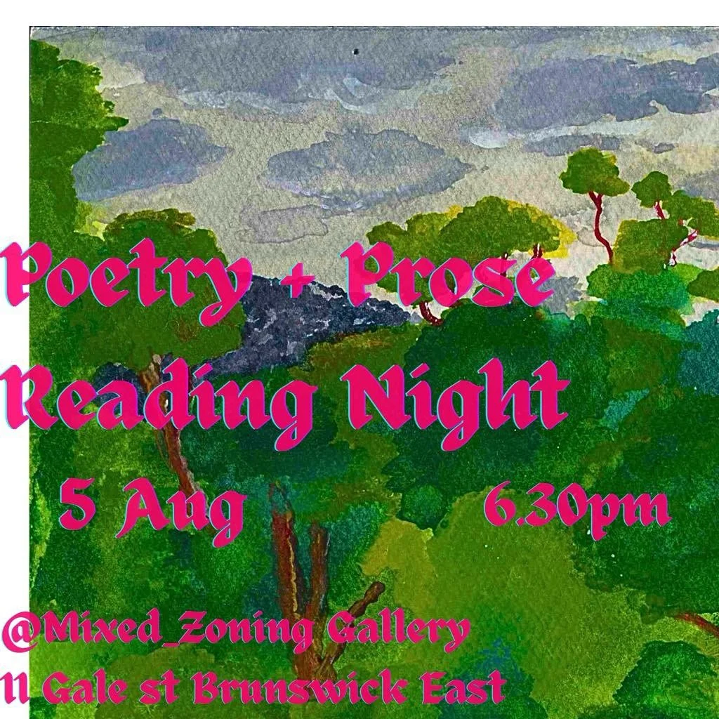 Poetry &amp; Prose ~ 6:30pm this Tuesday at Mixed Zoning.

Writers of all styles, experience and backgrounds are encouraged to both share work and/or enjoy listening to others wax poetical. 

$5 donation for entry 
Bevs for sale 
First Nations people
