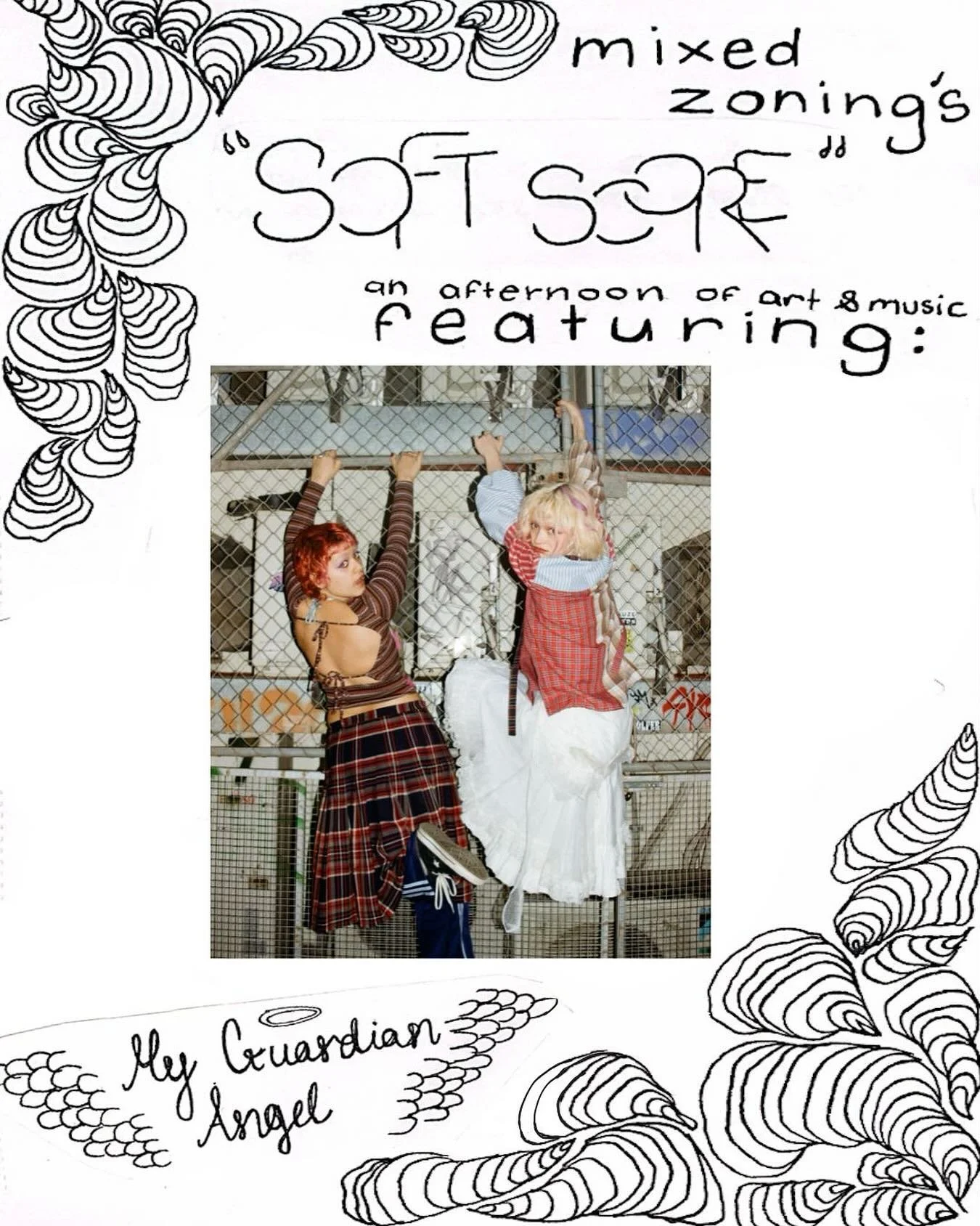 Next on the lineup for Soft Score is ultimate sweethearts and one of Naarm&rsquo;s most exciting burgeoning acts, folk-punk outfit My Guardian Angel. Performed by dynamic duo, Ada and Flo, MGA&rsquo;s songs will make you feel like you&rsquo;re happy 