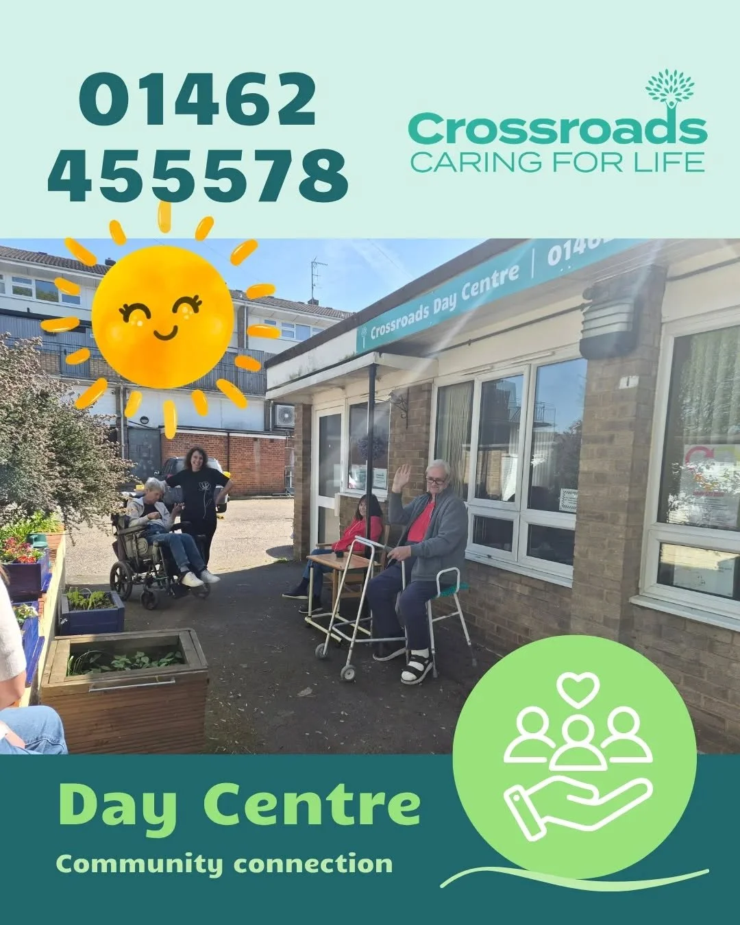 It's been smiles all week at our Day Centre in Stevenage! What a beautiful sunny few days, it has definitely started to feel more like spring. 🌞🌻🌷

We've been spending some time out in the sunshine alongside enjoying our Easter decorations and gam