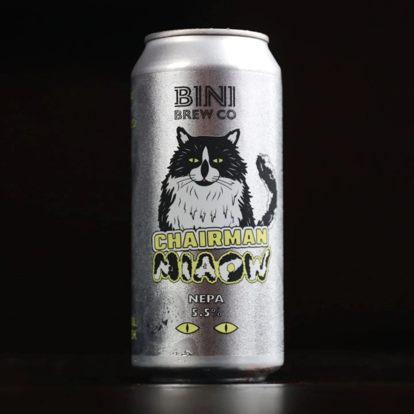 Back in the design studio for @binibrew!

With their new brewery in Ilkley up and running, I've refreshed their Chairman Miaow design and I'm excited to share more creations soon!