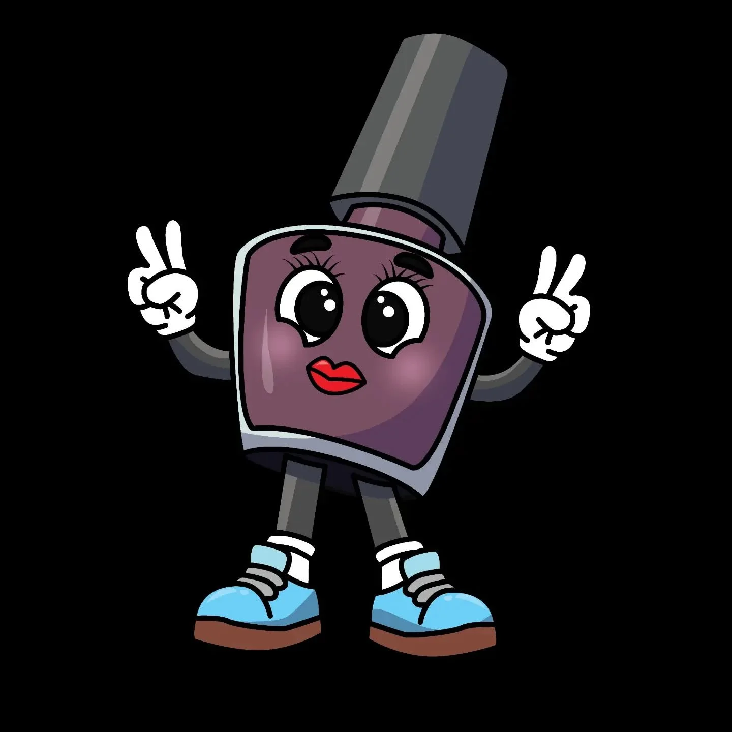 Mascot and Logo Design done for @northernmusenails. 

Was a pleasure to be asked to do this for such a wonderful nail business. If you're looking to get your nails done around Sheffield. She's ya gall for it!