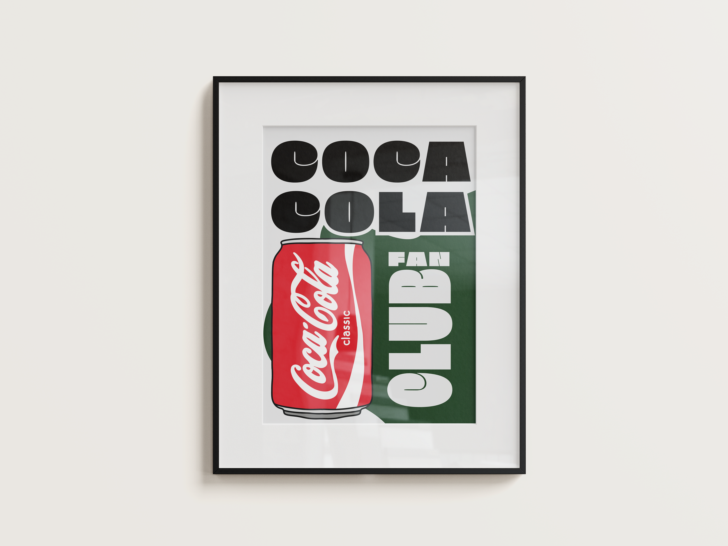 Coca Cola Fan Club Print