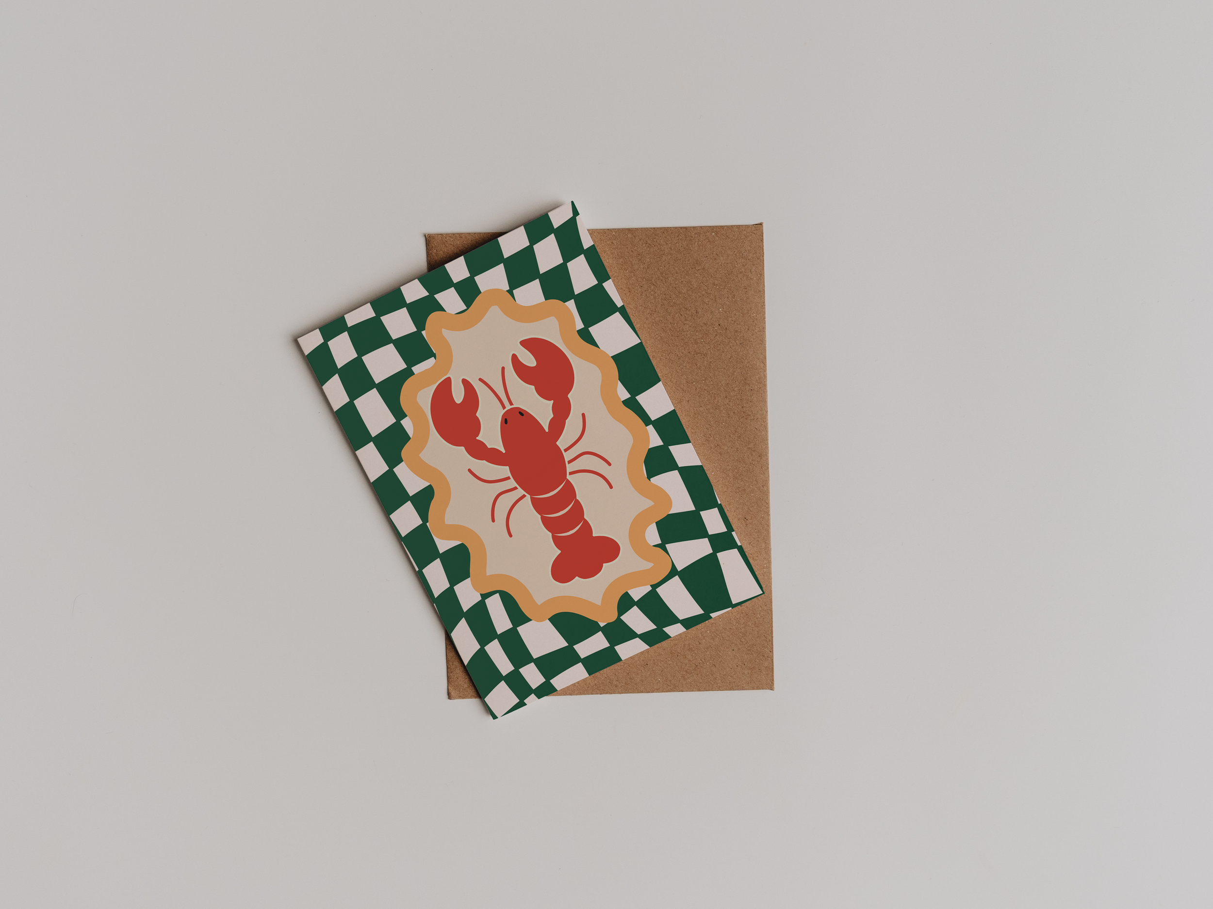 Lobster Greetings Card
