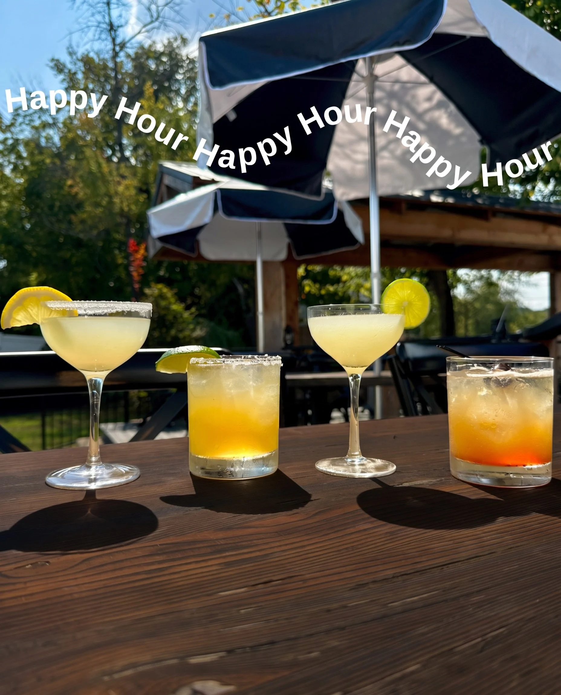 Stop by after work for that well-deserved / happy hour / weekend starts now celebration beverage! 🍹🍸

Happy hour times are Tue-Fri from 3-6 pm. In addition to the full menu, select small bites are also available on the happy hour menu. 🍤

#happyho