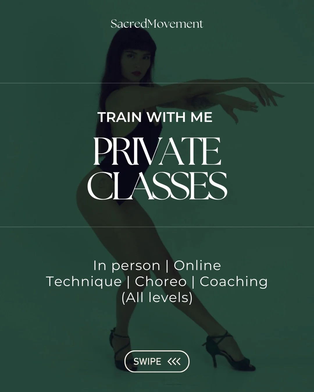 Lil info post about Private classes with me 🤍
If you have any questions or want to book a private session send me a message, let&rsquo;s dance ✨