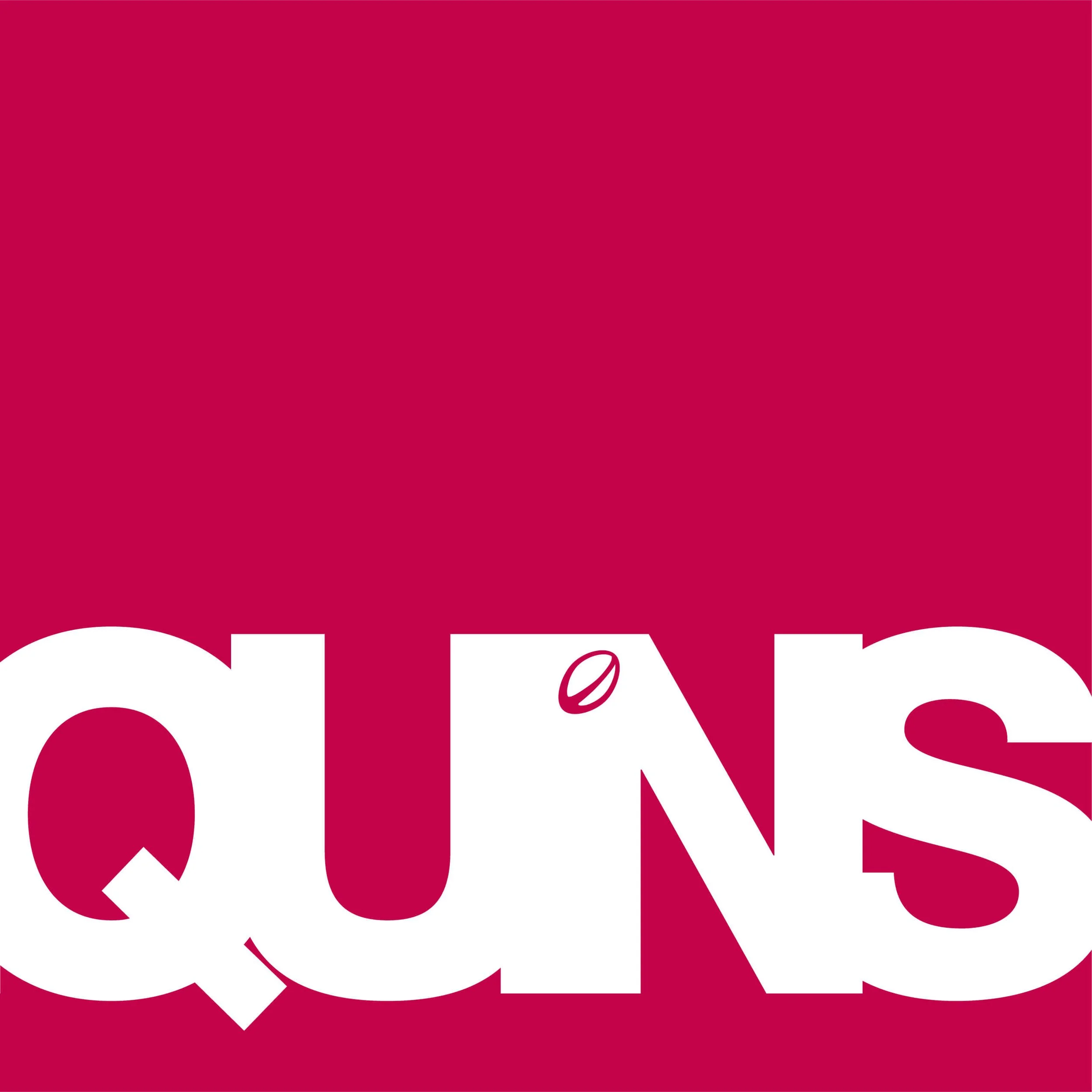 Harlequins Rugby Club brochure design featuring the bold 'Quins' typographic logo on a signature magenta background. A premium print collateral project for a leading Premiership Rugby team.