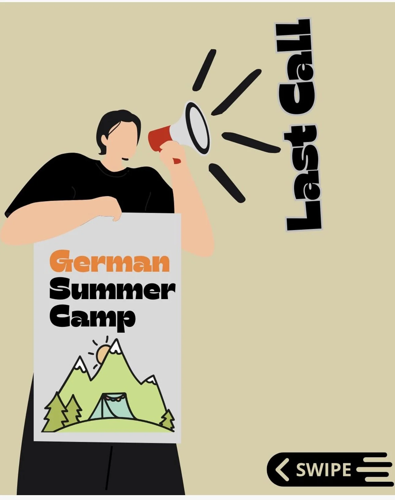 🇩🇪📢 Letzter Aufruf f&uuml;r das Sommercamp
Verpasst nicht den Spa&szlig; und das Lernen &ndash; nur noch wenige Pl&auml;tze frei.
✉️ Schreibt uns an thegermansummercamp@gmail.com oder kommentiert &bdquo;+&ldquo; f&uuml;r weitere Infos.

🇬🇧📢 Las