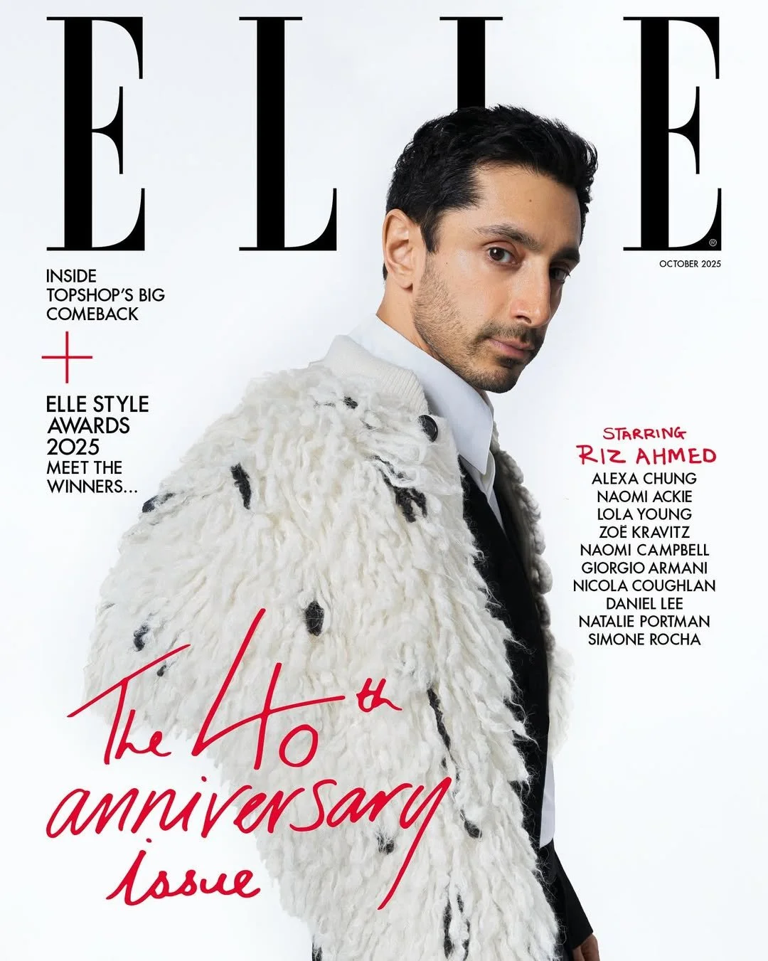 Fabien Montique - Riz Ahmed for ELLE UK